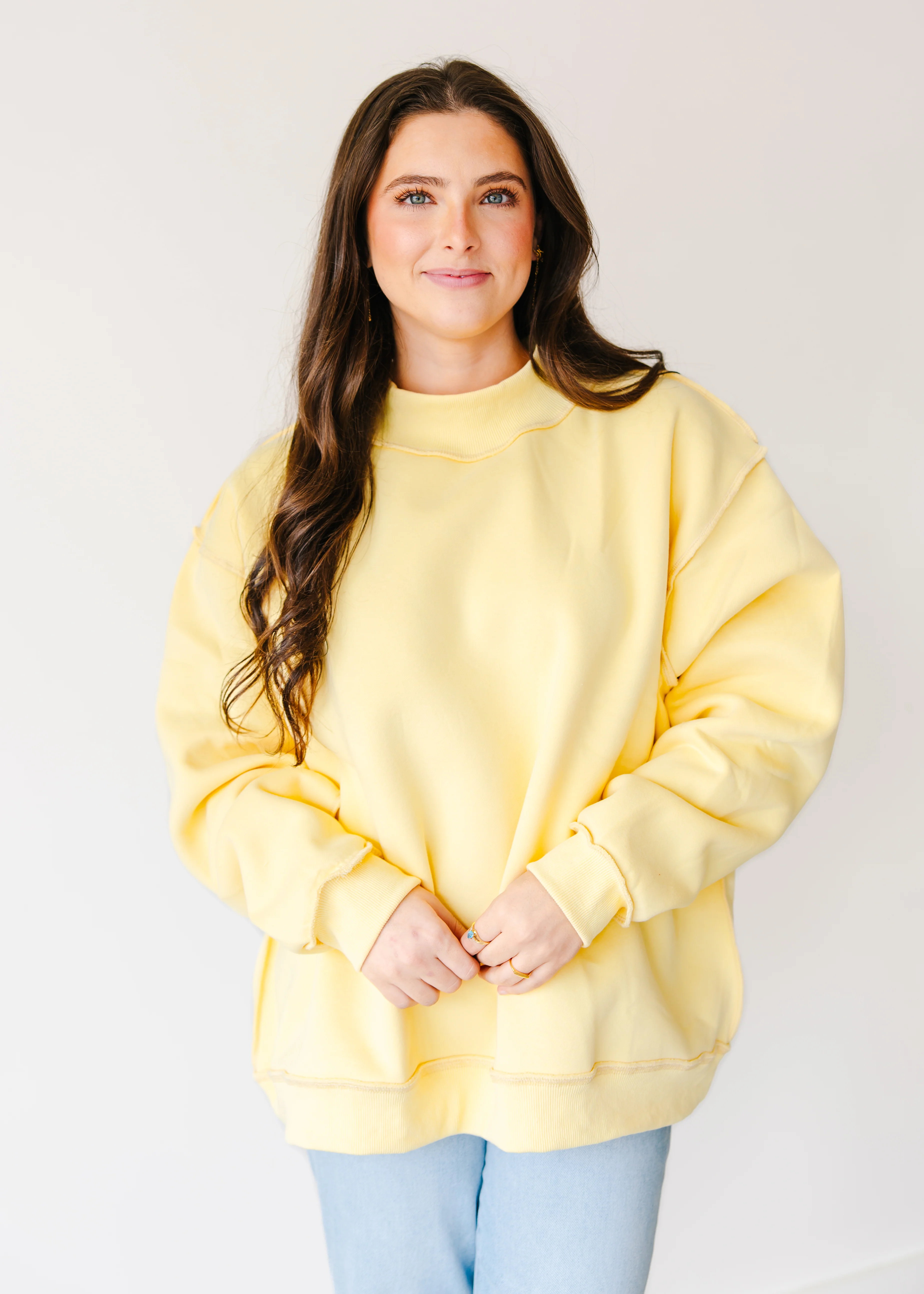 Addison Reversible Mock Neck Sweatshirt - Image 10