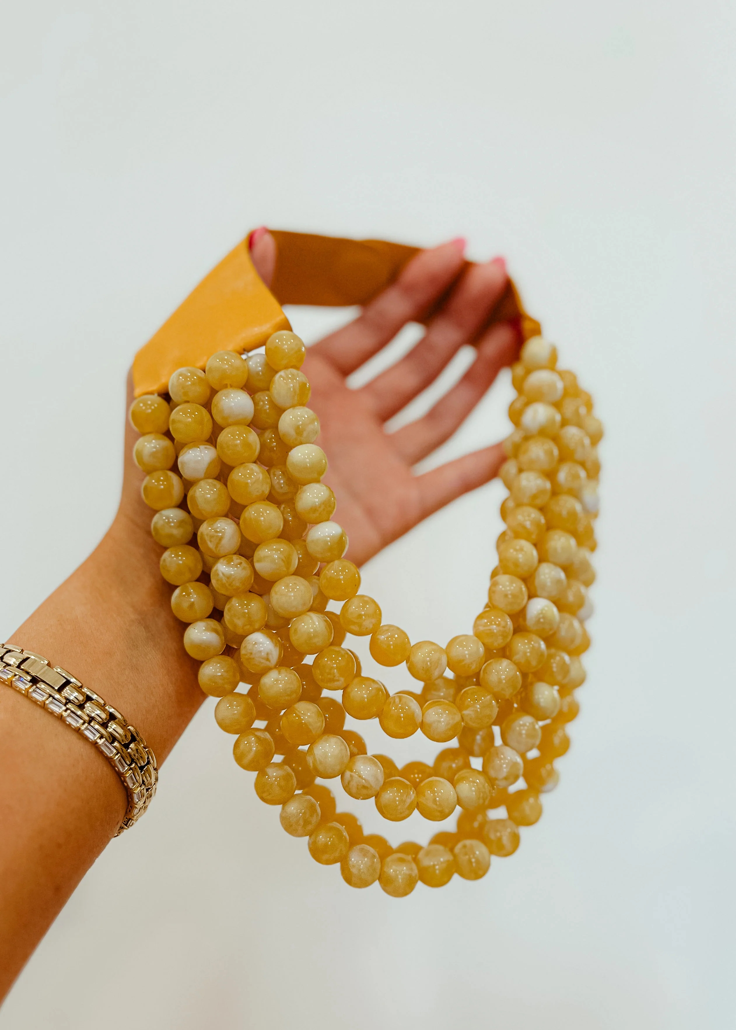 Agate Ball Beaded Necklace - Image 8