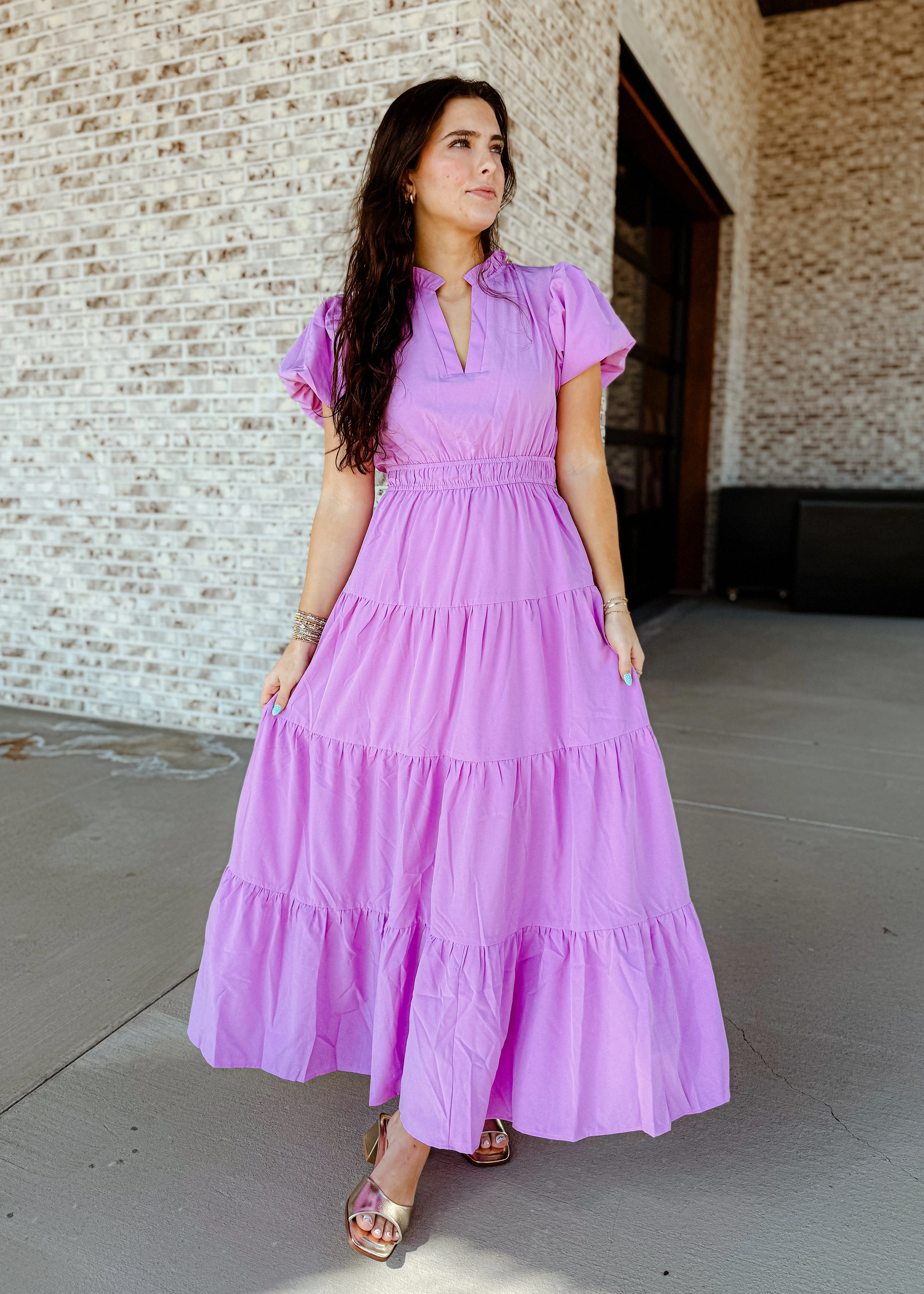 Amelia Tiered Maxi Dress - Image 10