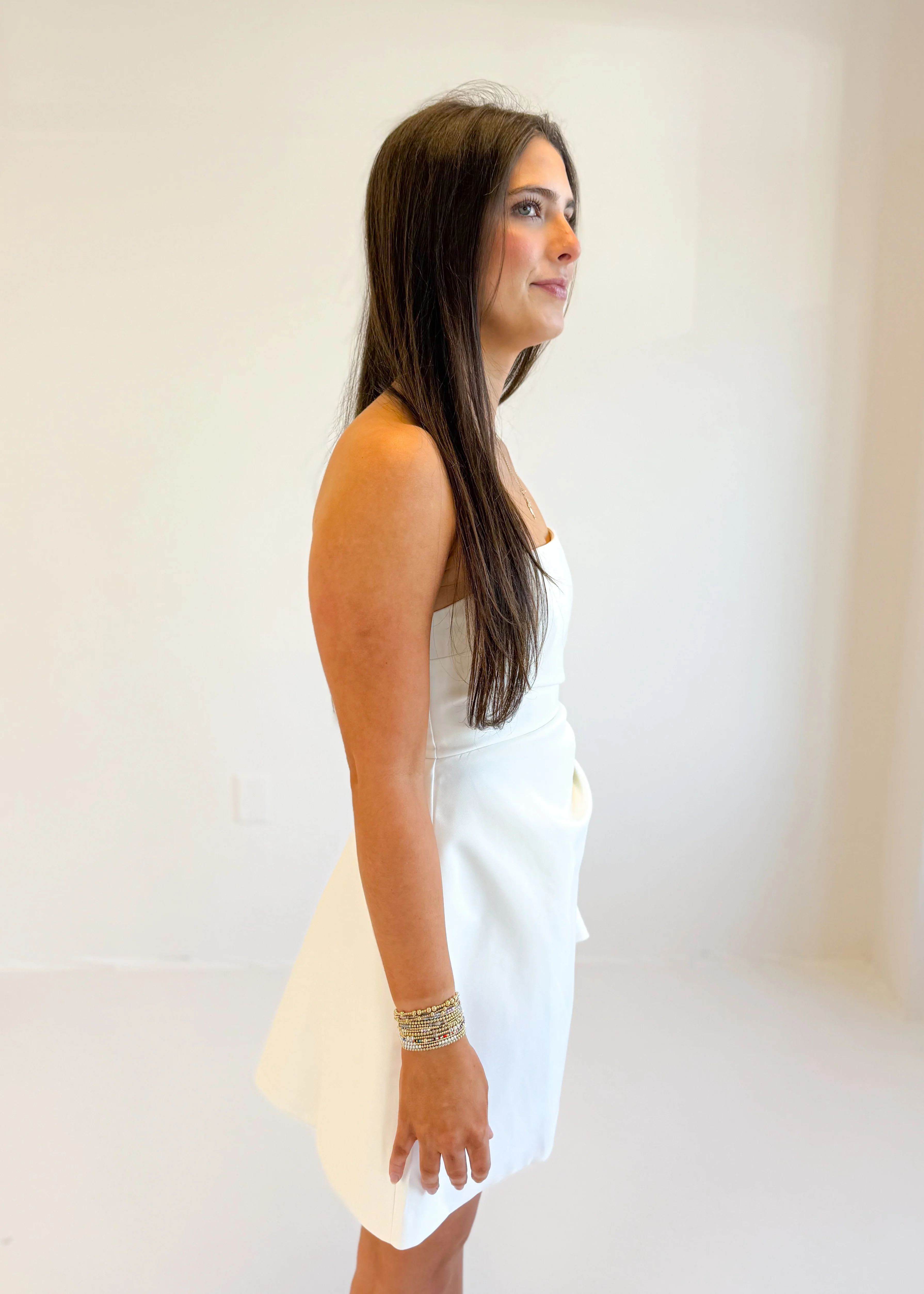 Celeste Asymmetrical Mini Dress - Image 6
