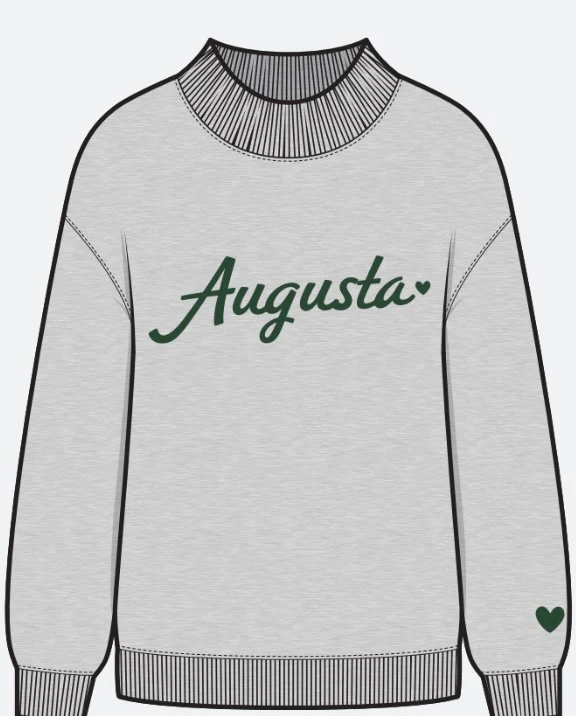 Augusta Heart Mockneck Sweatshirt - Image 11
