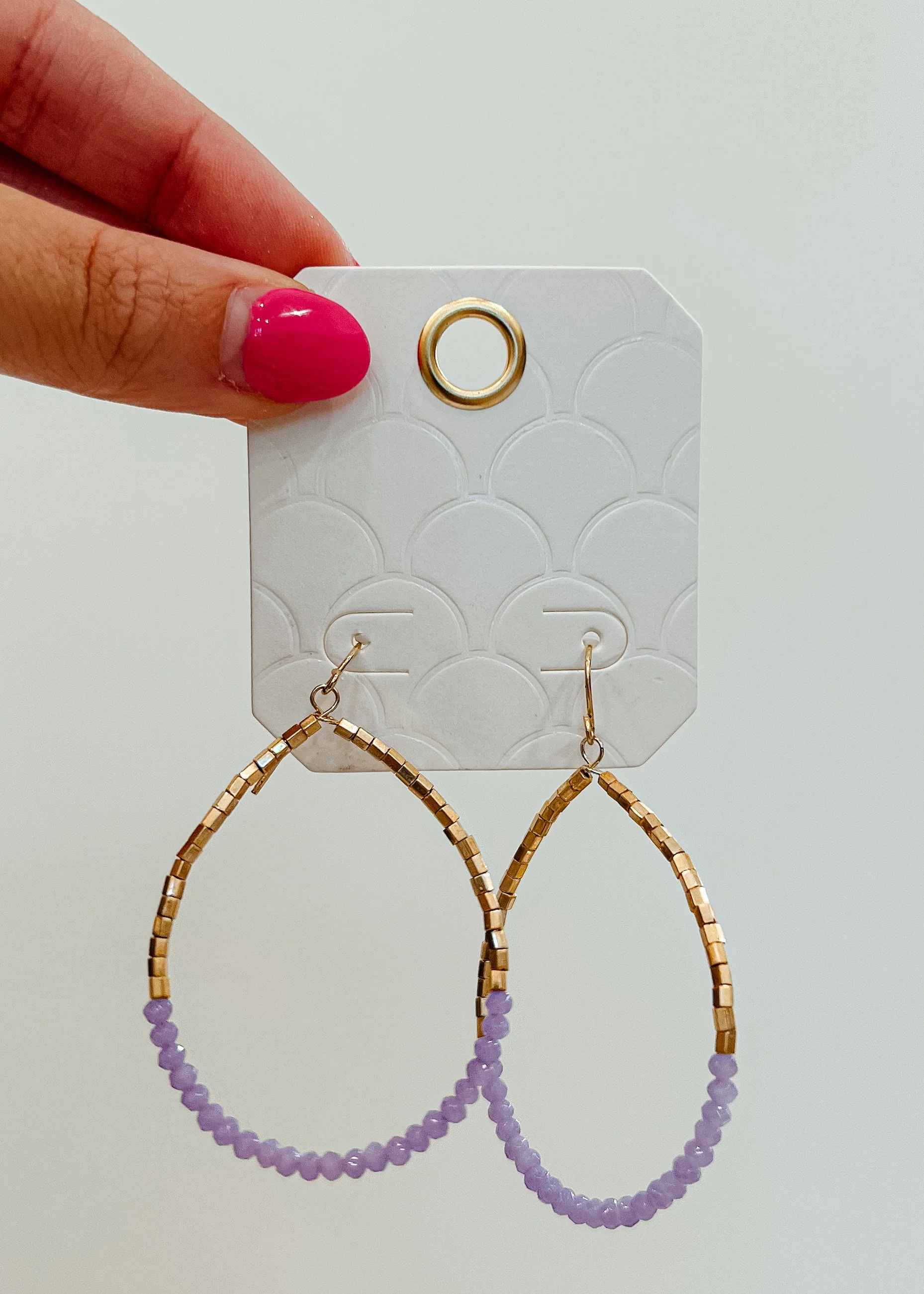 Beaded Teardrop Earrings - Image 7