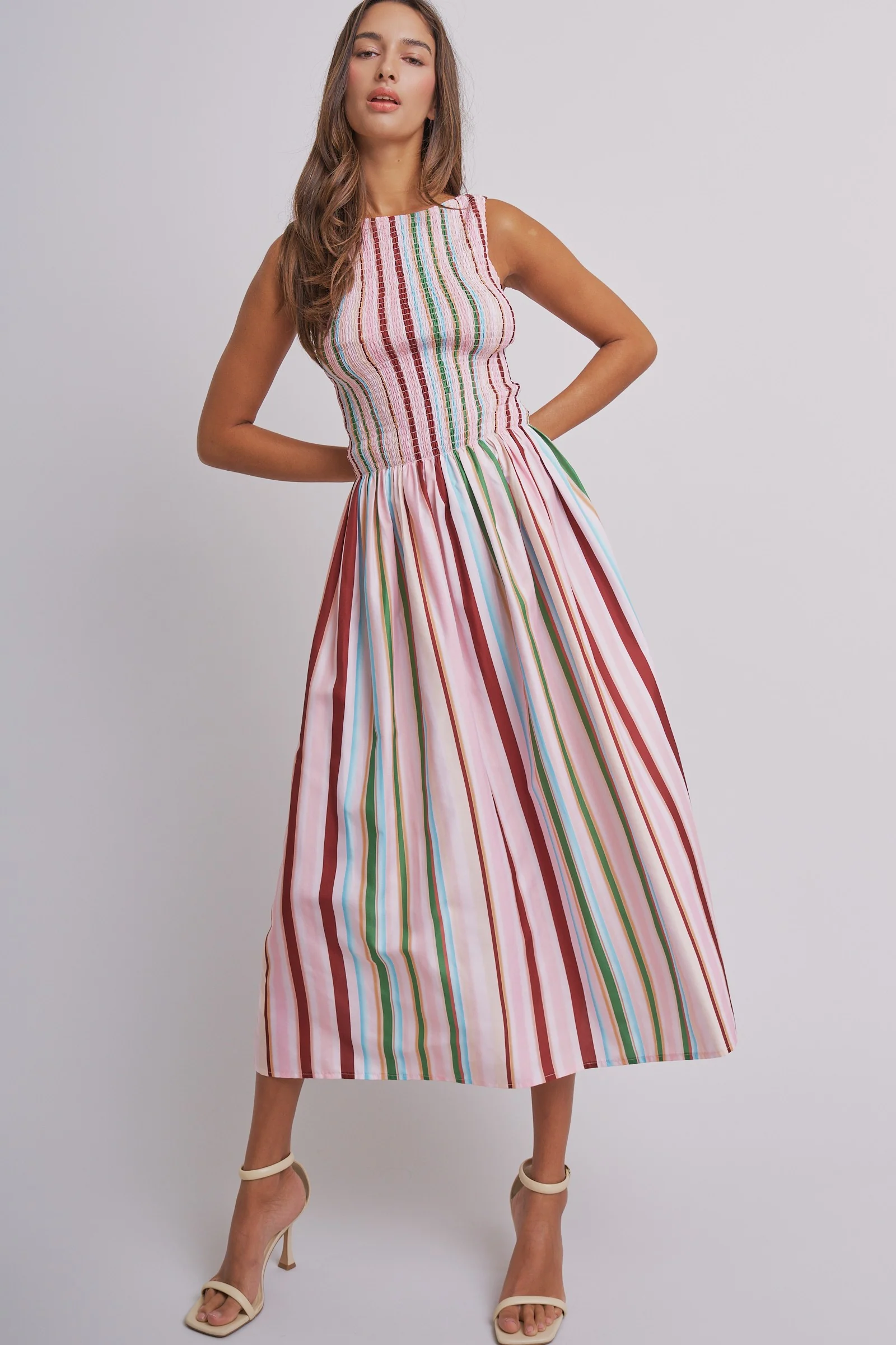 Blossom Smocked Midi Dress - Image 2