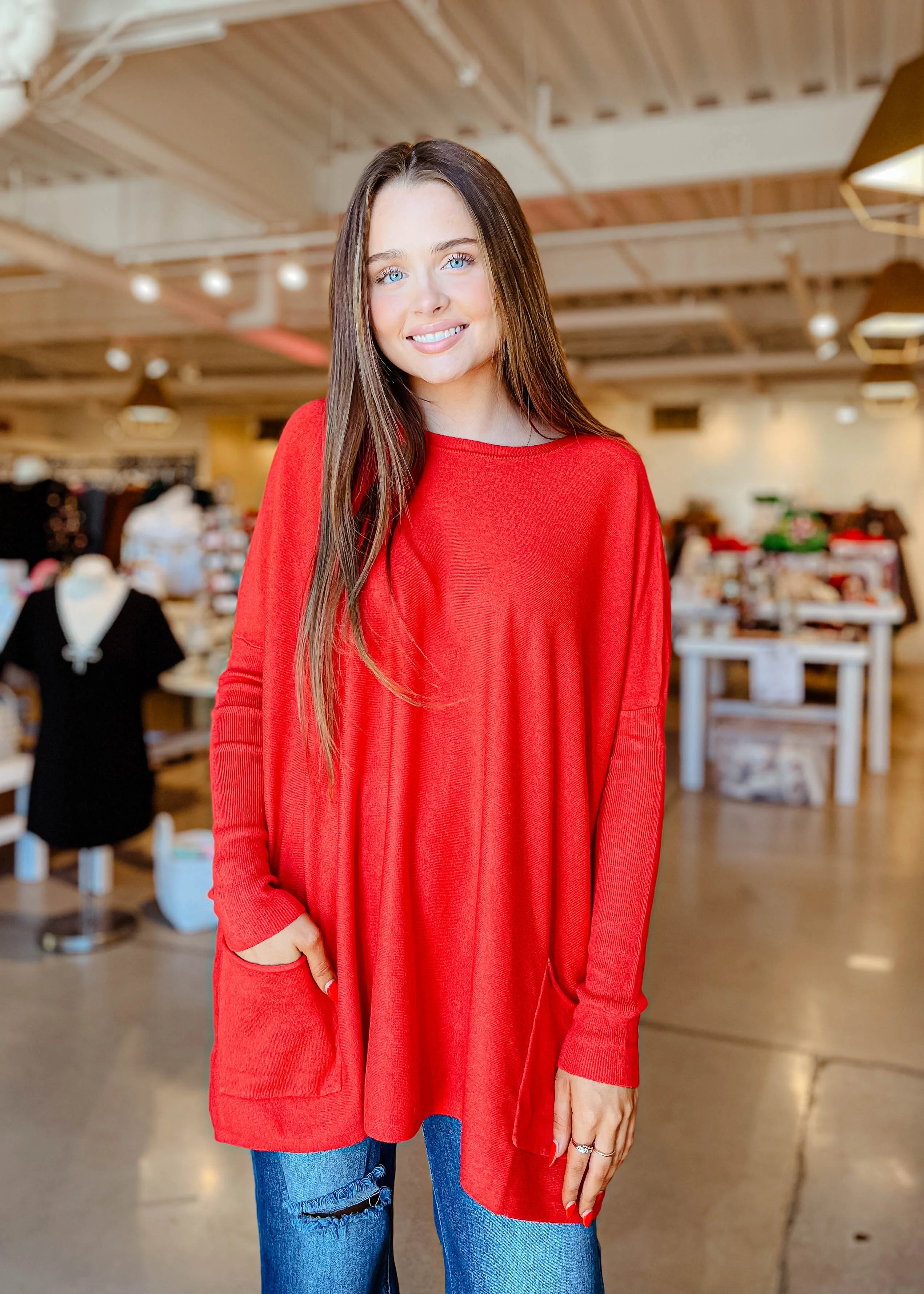 Boyfriend Pocket Sweater - Image 4