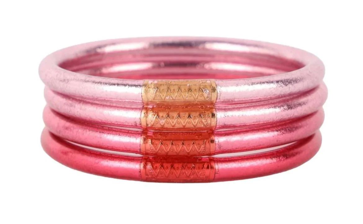 Budha Girl Carousel Pink All Weather Bangles - Image 3