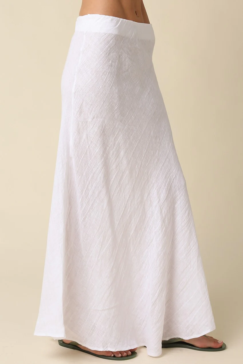Camryn Coastal Linen Skirt - Image 2