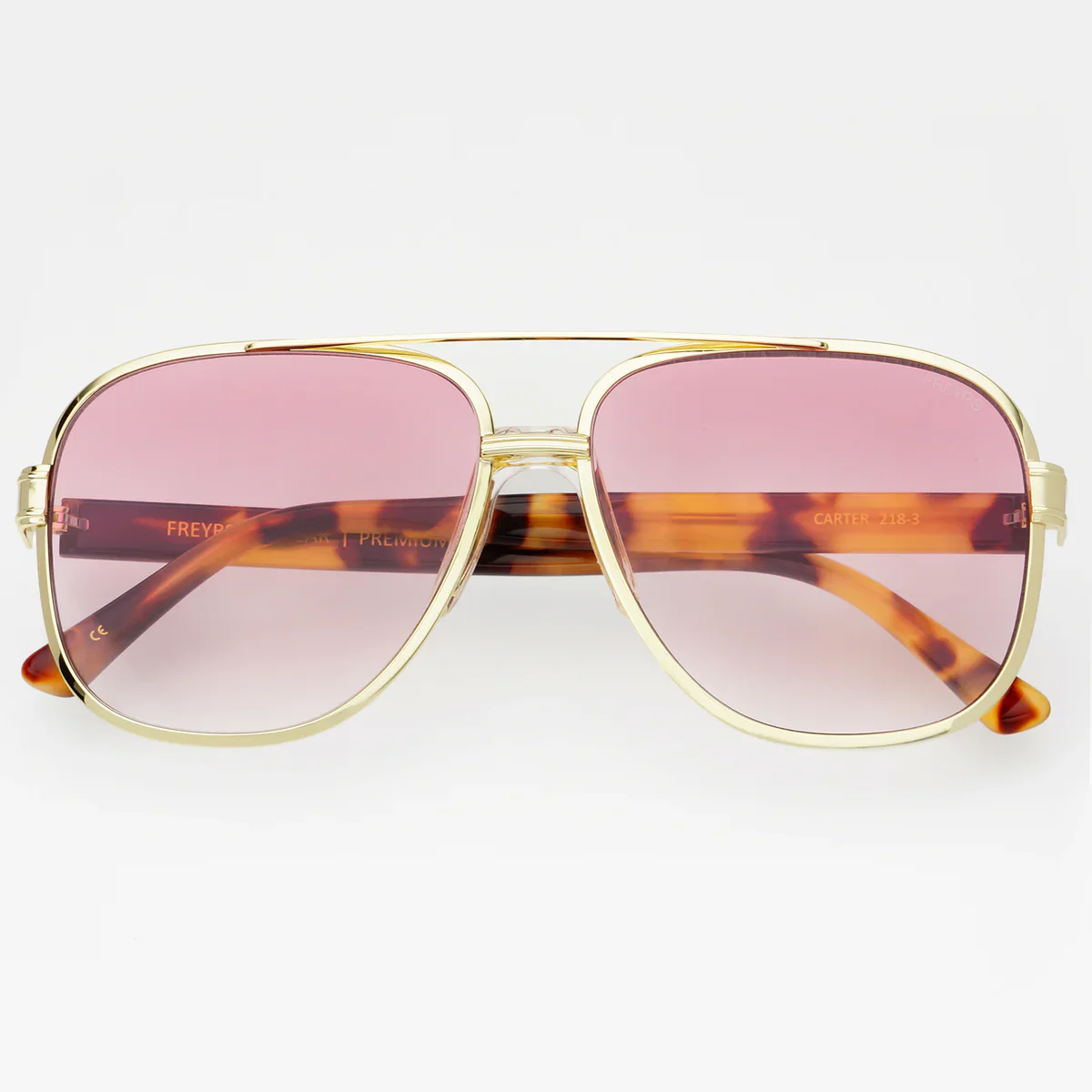 Carter Unisex Aviator Sunglasses - Image 4