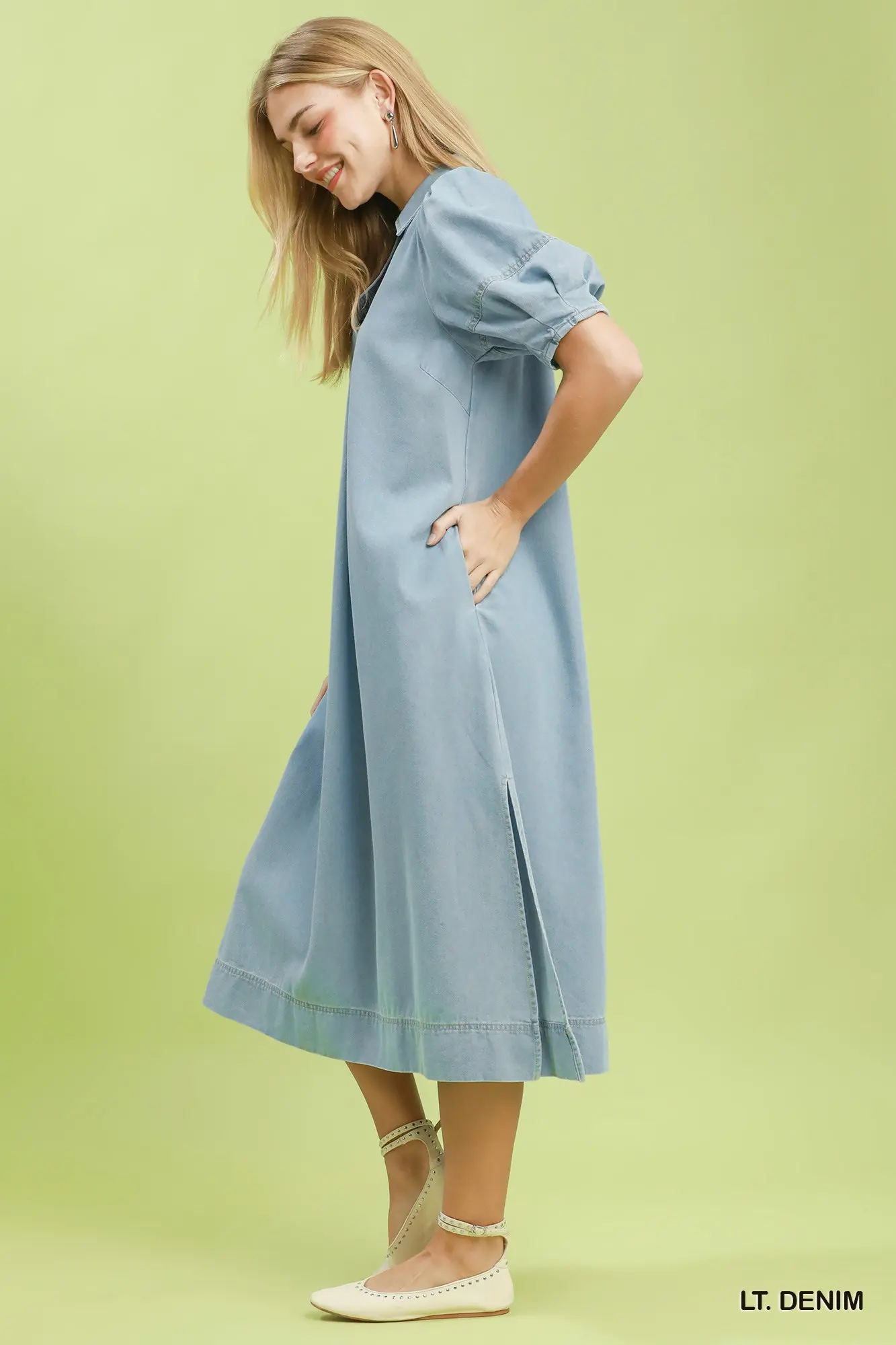 Luna Puff Sleeve Maxi Dress - Image 2
