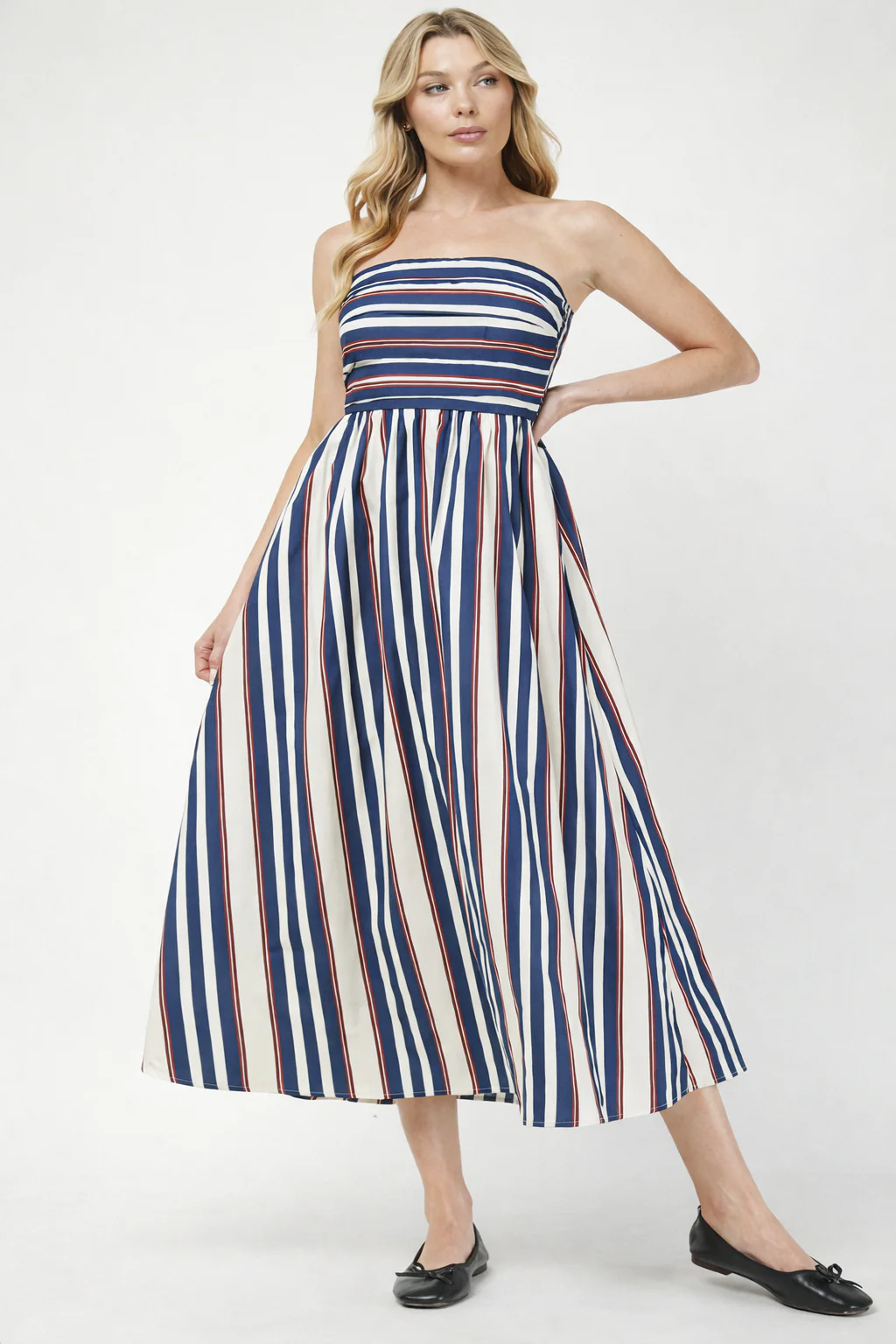 Channing Striped Maxi Dress - Image 9