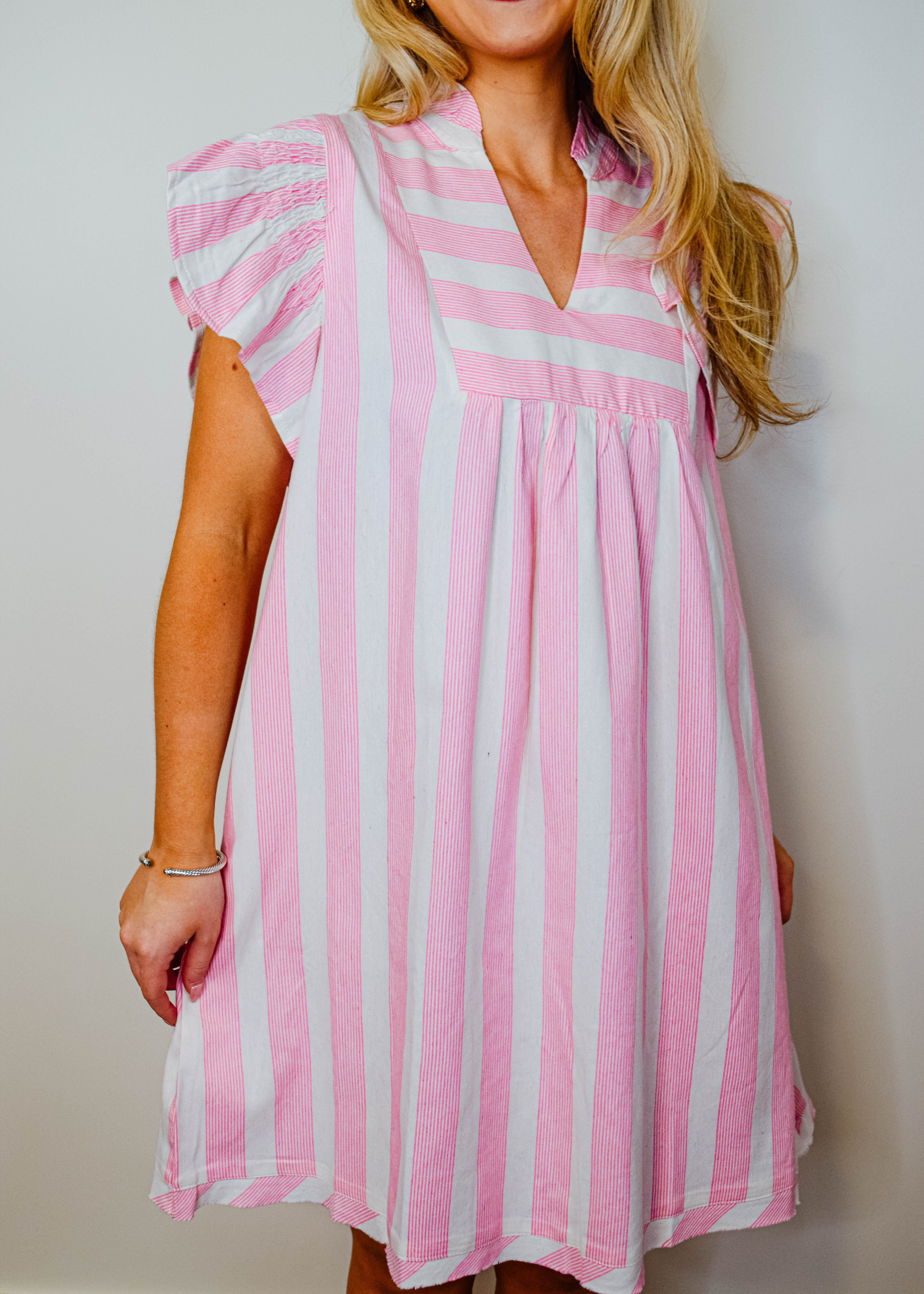 Charlie Stripe Mini Dress - Image 4