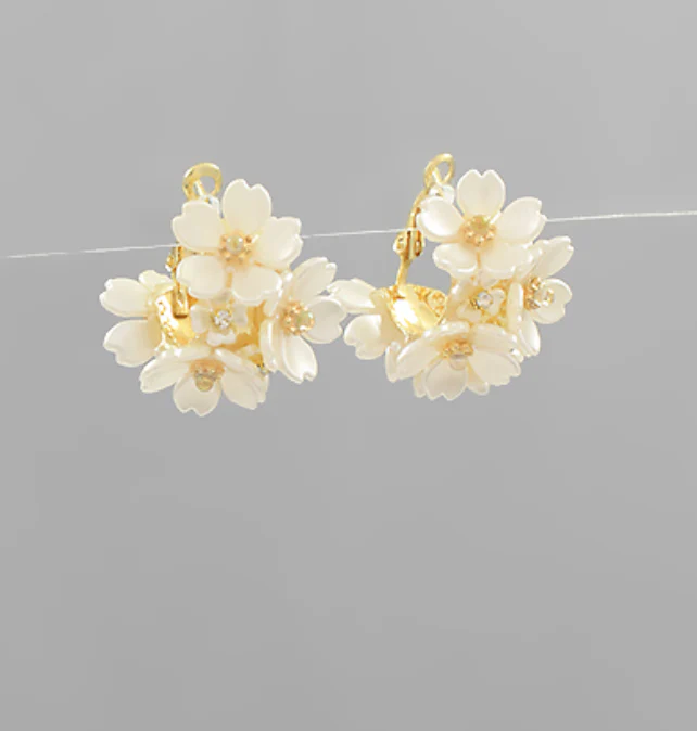 Colette Bloom Hoop Earrings