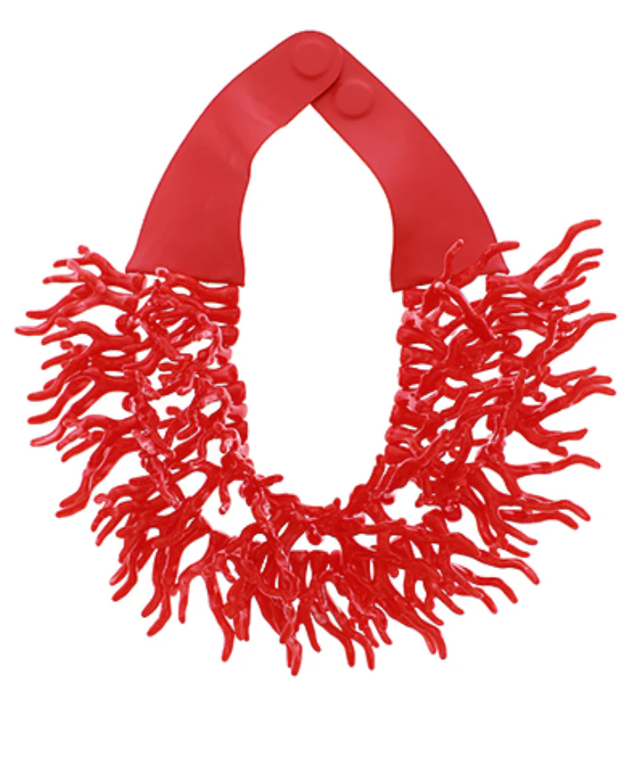 Coral Reef Bib Necklace - Image 2