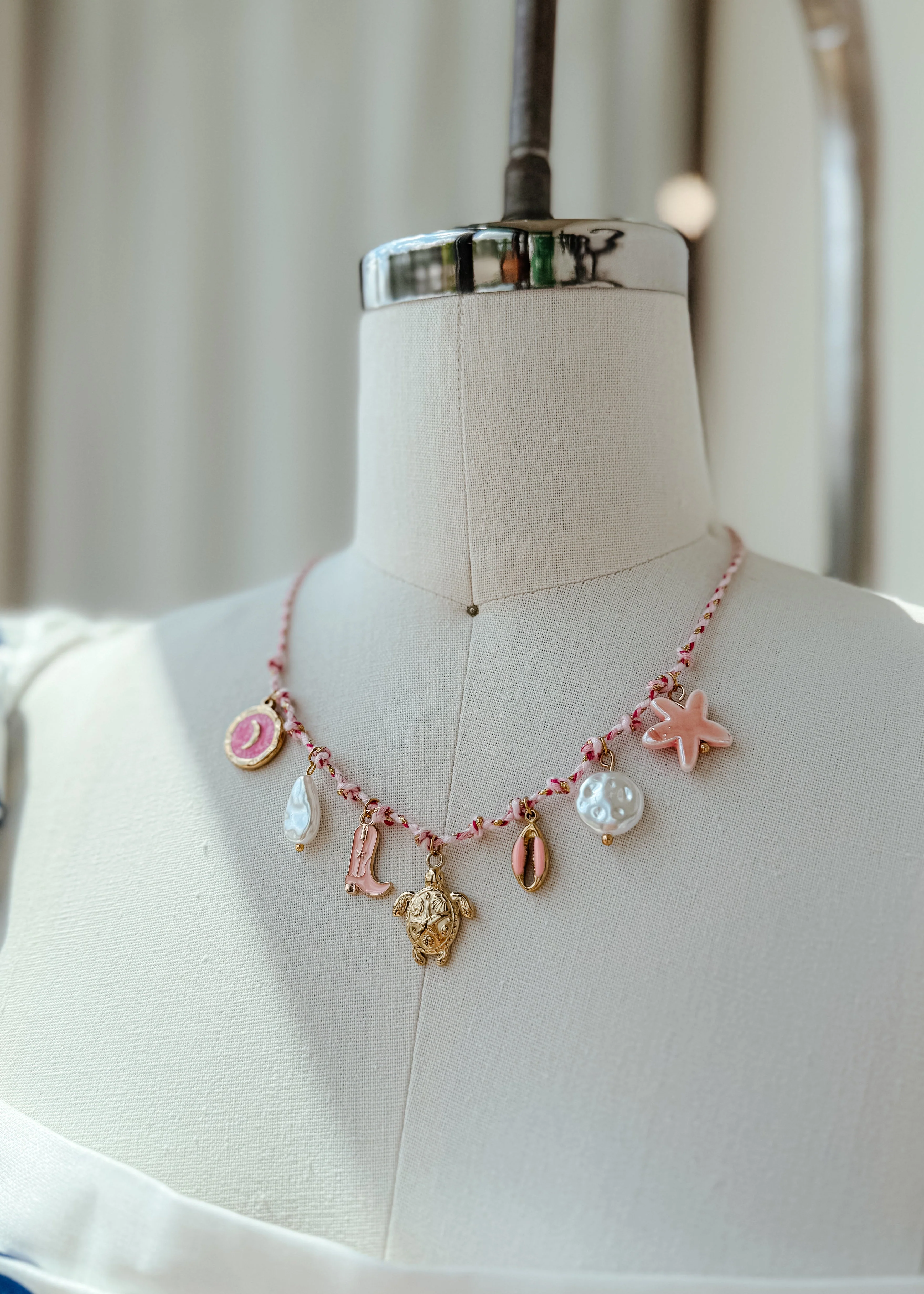Coastal Cord Charm Necklace - Image 2