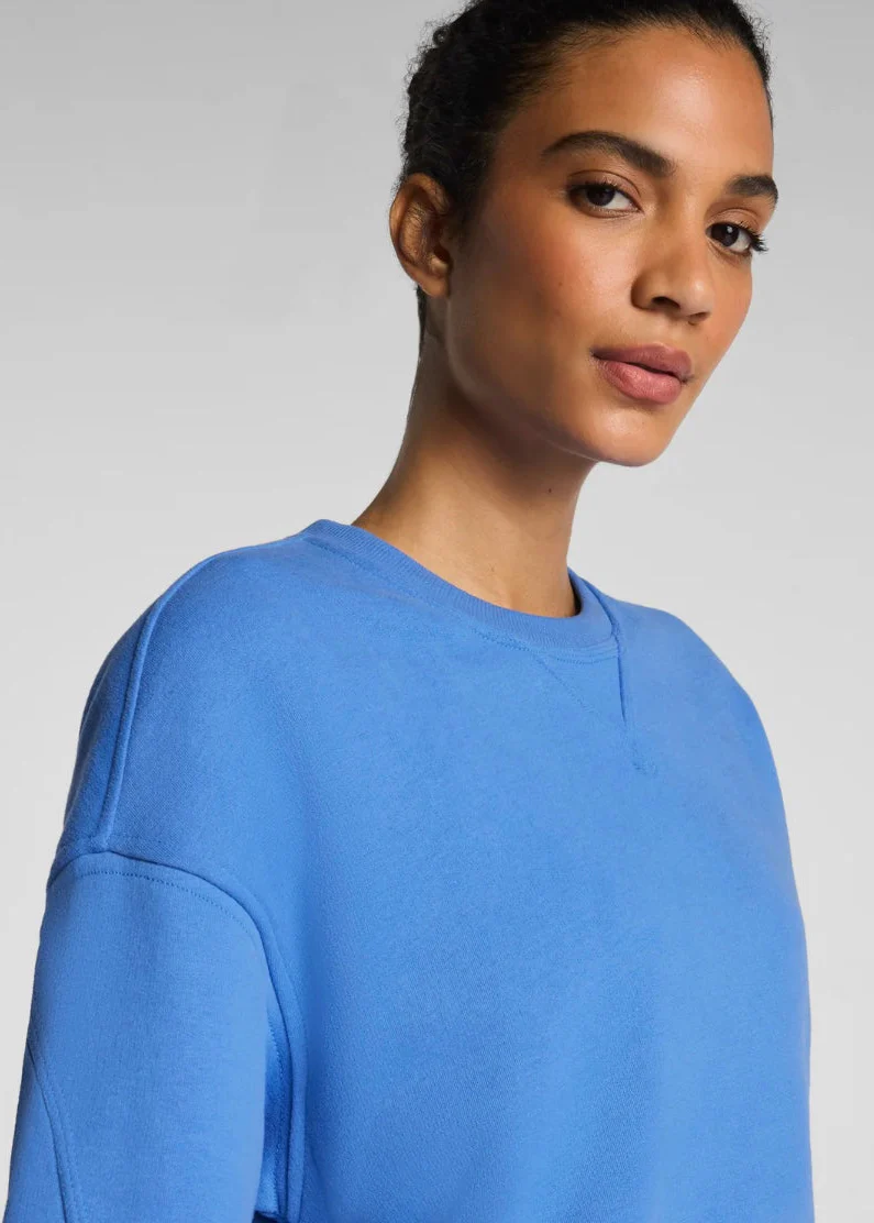 Cotton Fleece Crewneck Tunic - Image 3