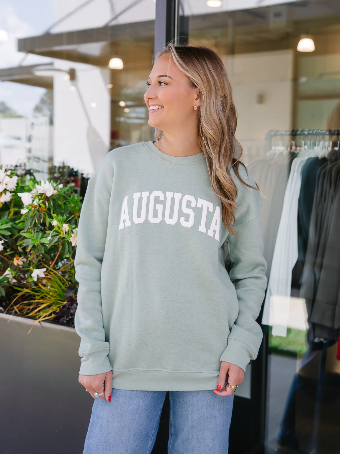 Augusta Puff Print Graphic Sweatshirt - Image 3