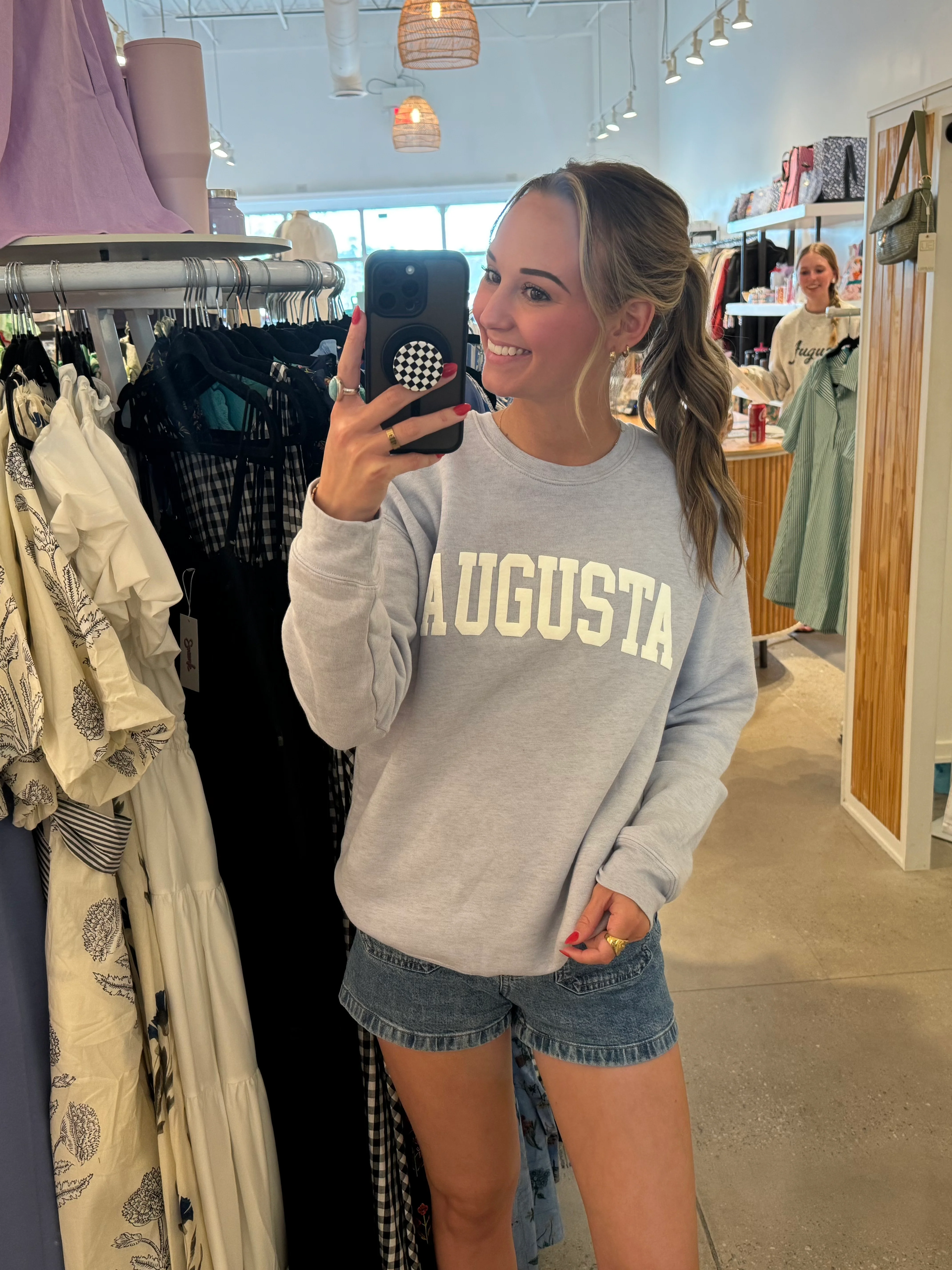 Augusta Puff Print Graphic Sweatshirt - Image 6