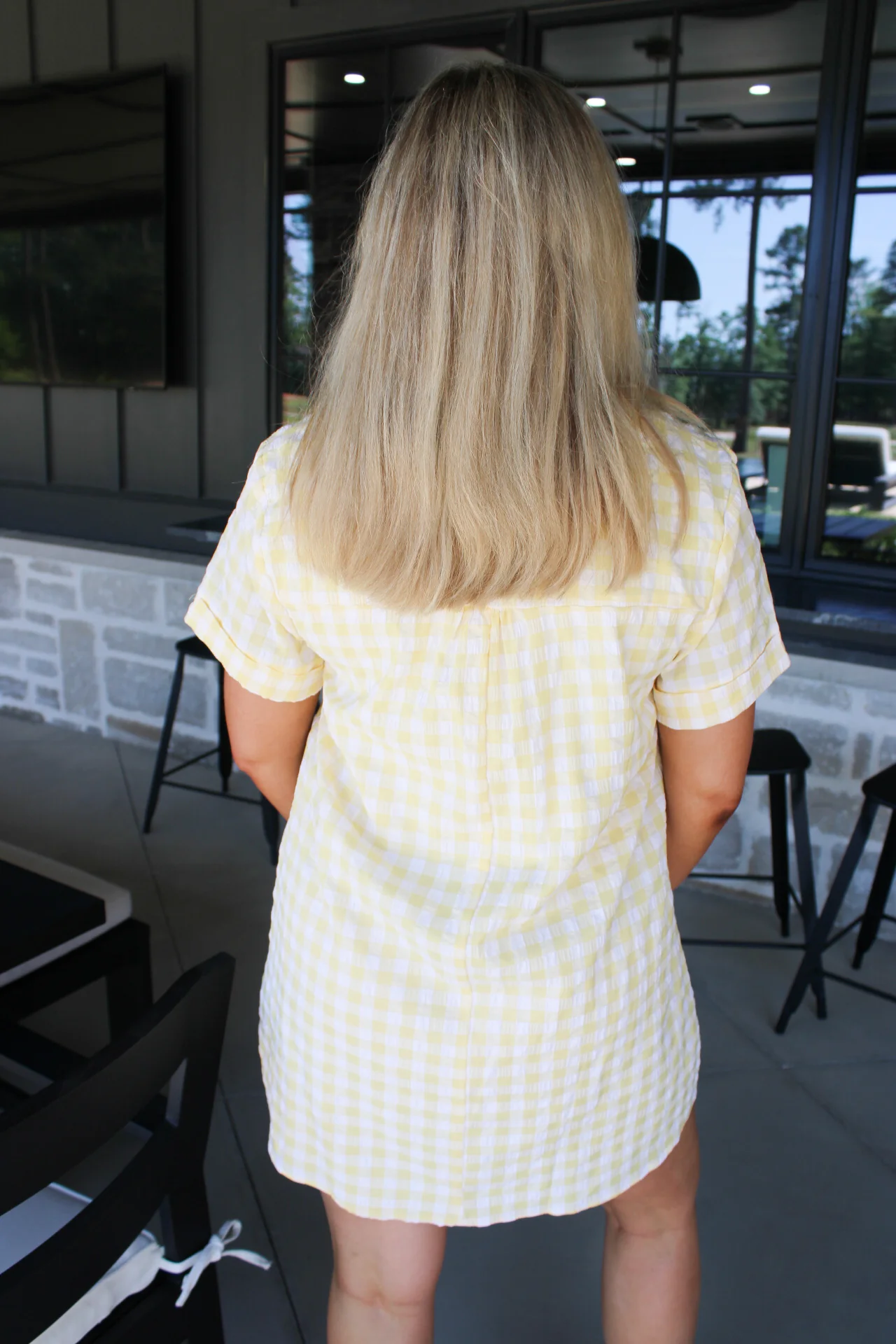 Danna Gingham Easy Shirt Dress - Image 6