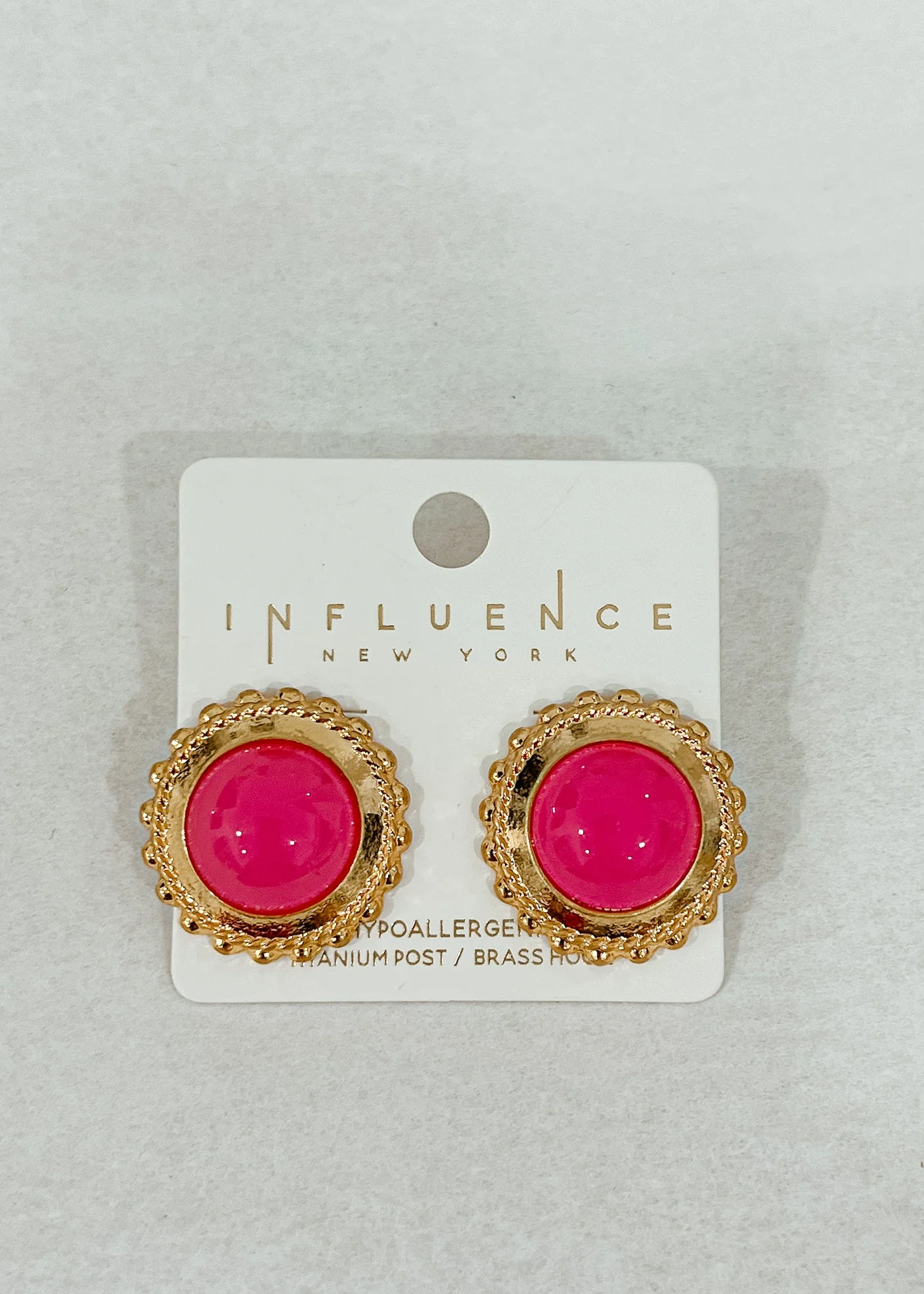 Dome Stone Earrings - Image 3