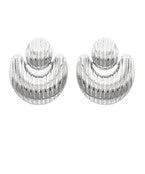 Door Knocker Texture Earrings - Image 3