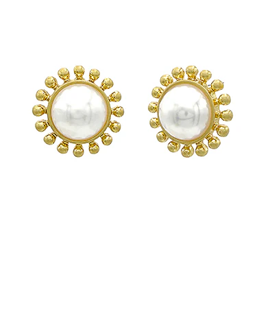 Dotted Dome Earrings