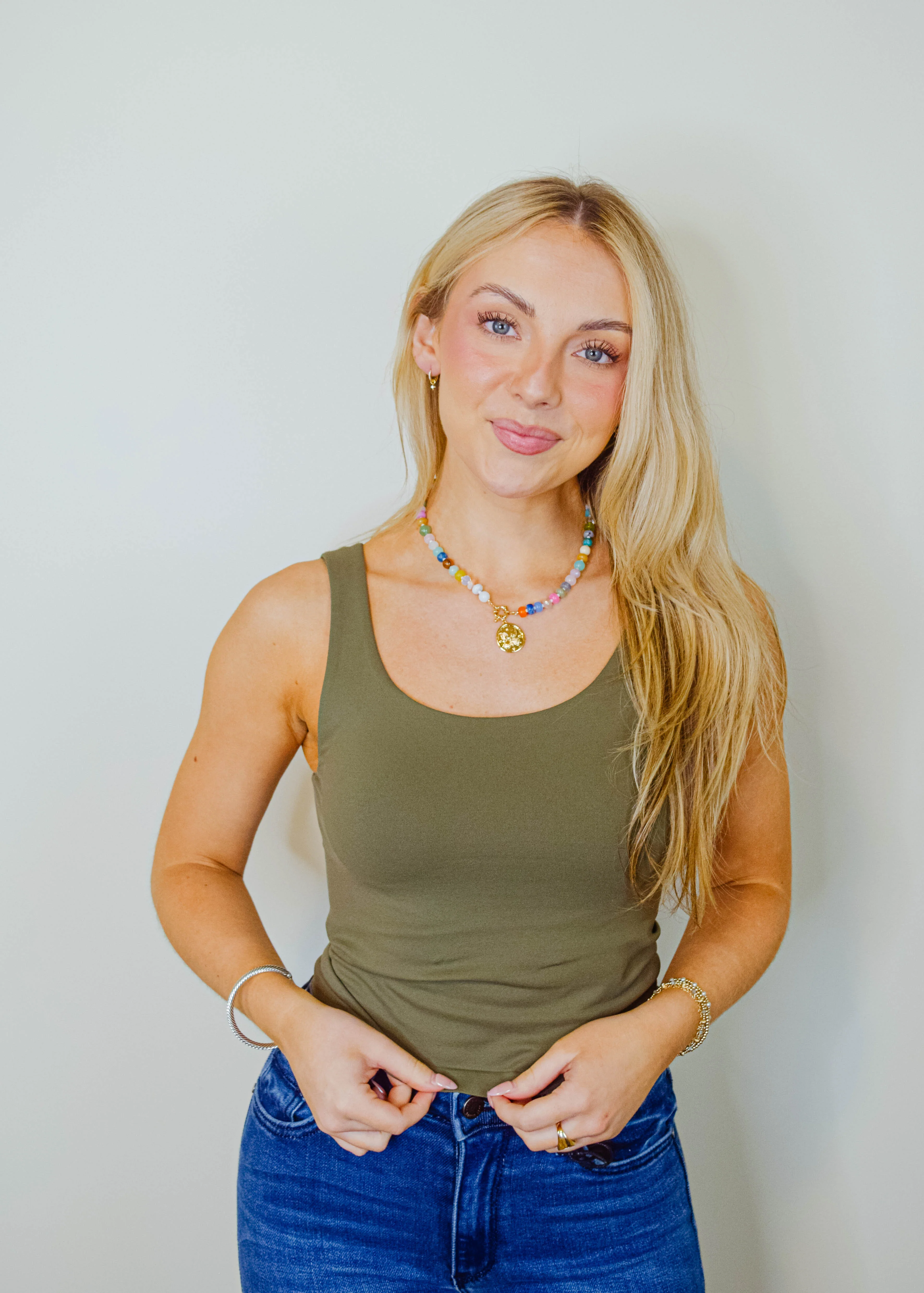 Elena Wide Neck Tank - Image 7