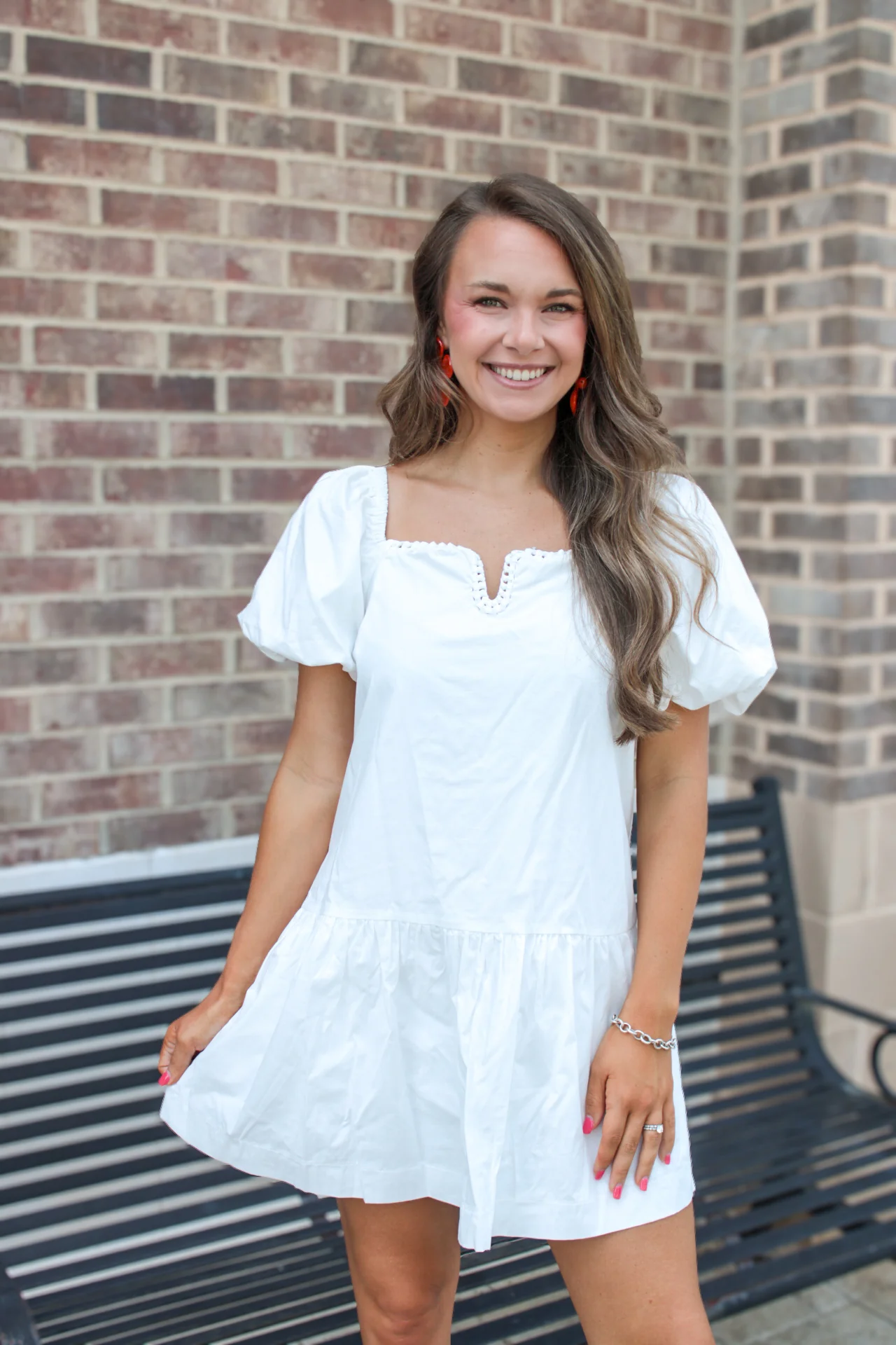 Eliana Knotted Neck Mini Dress - Image 6