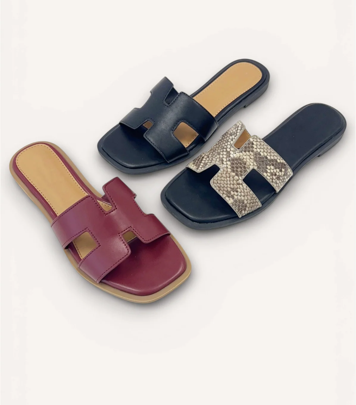 Elio H-Strap Slide On Sandals - Image 4