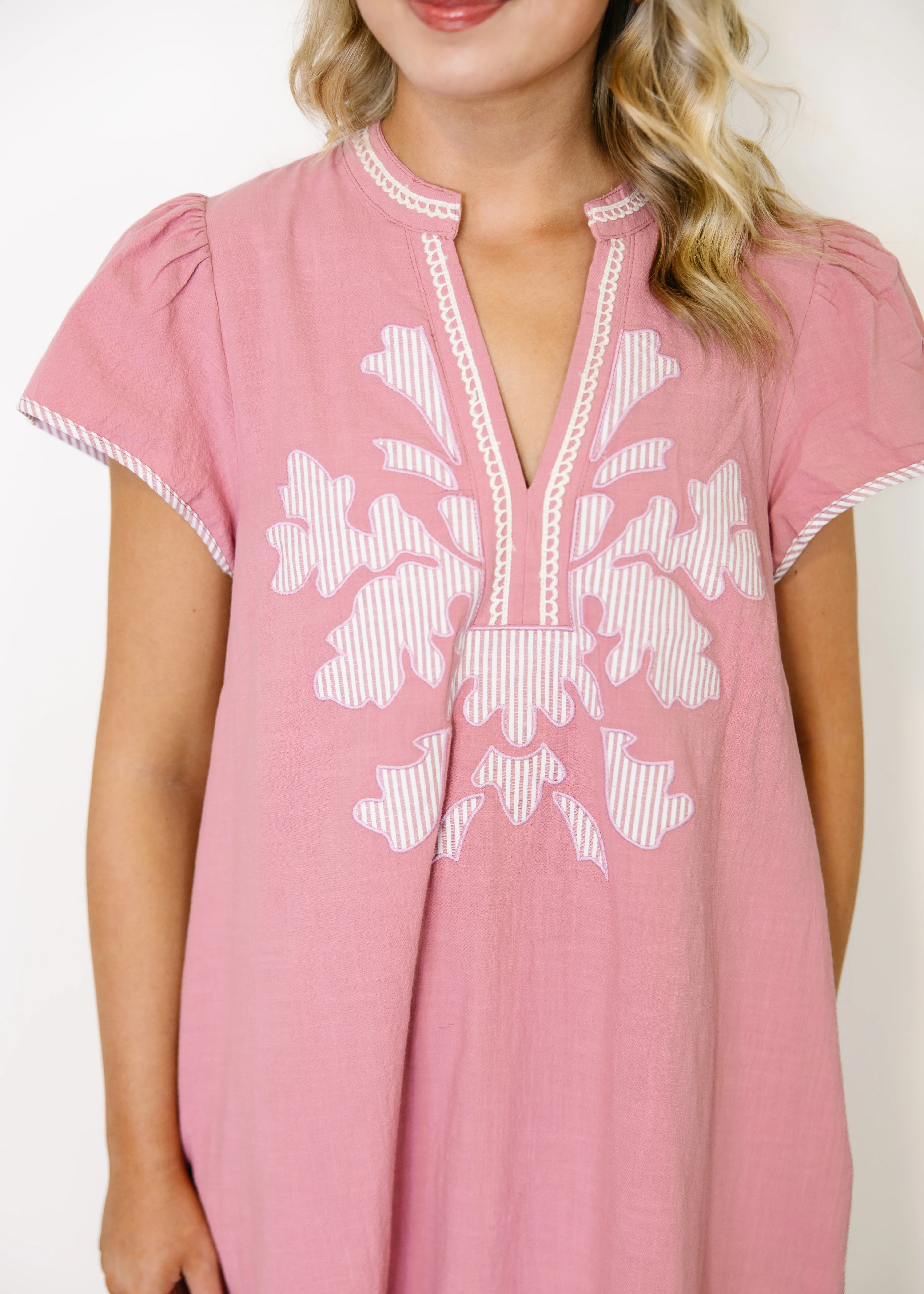 Celeste Embroidered Midi Dress - Image 6