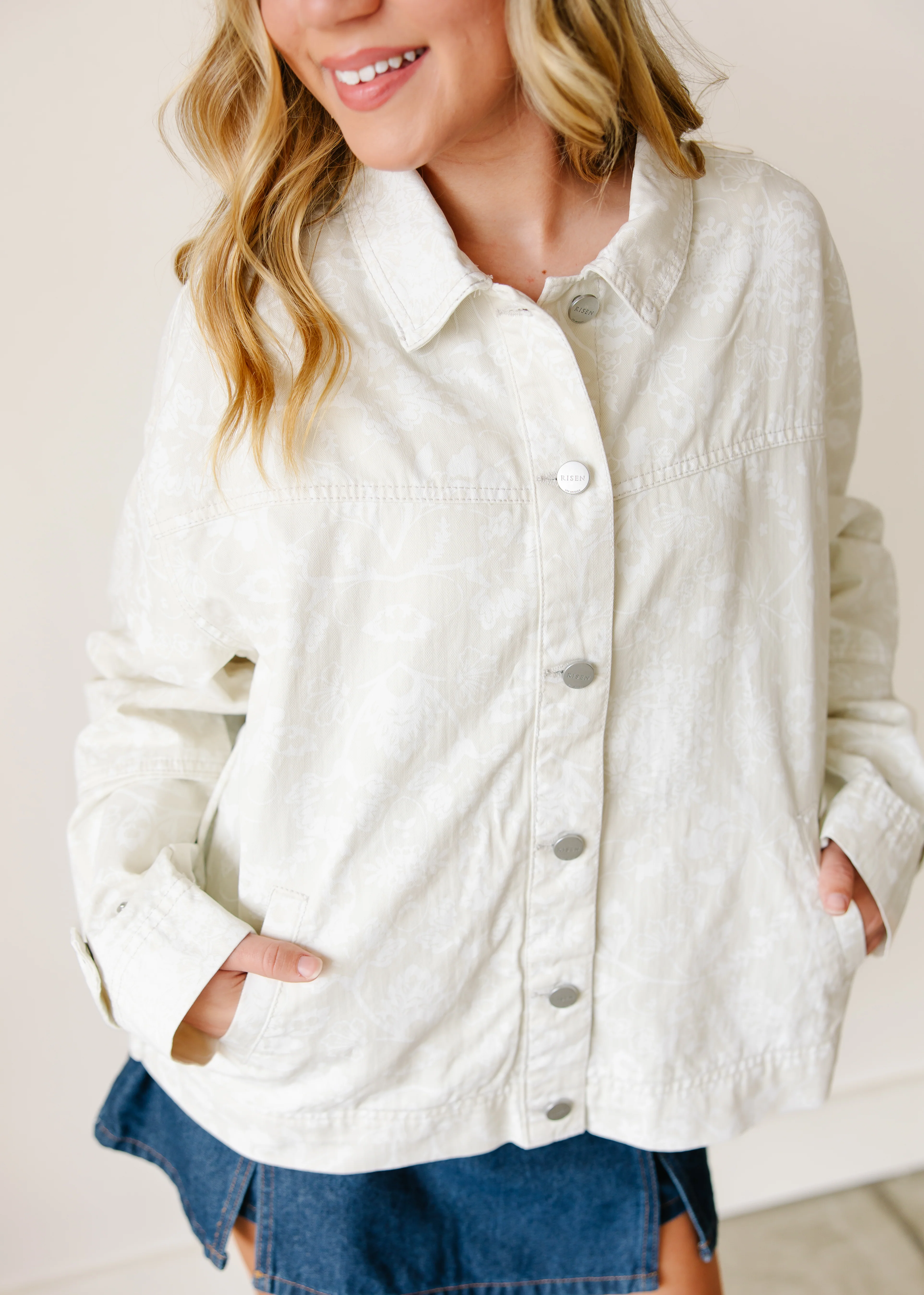 Emma Collar Oversized Jacket - Image 6