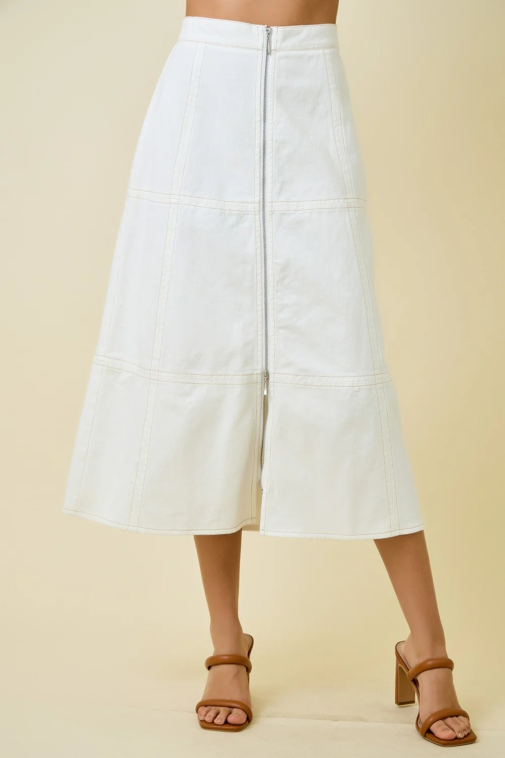 Fae Midi Denim Skirt - Image 13
