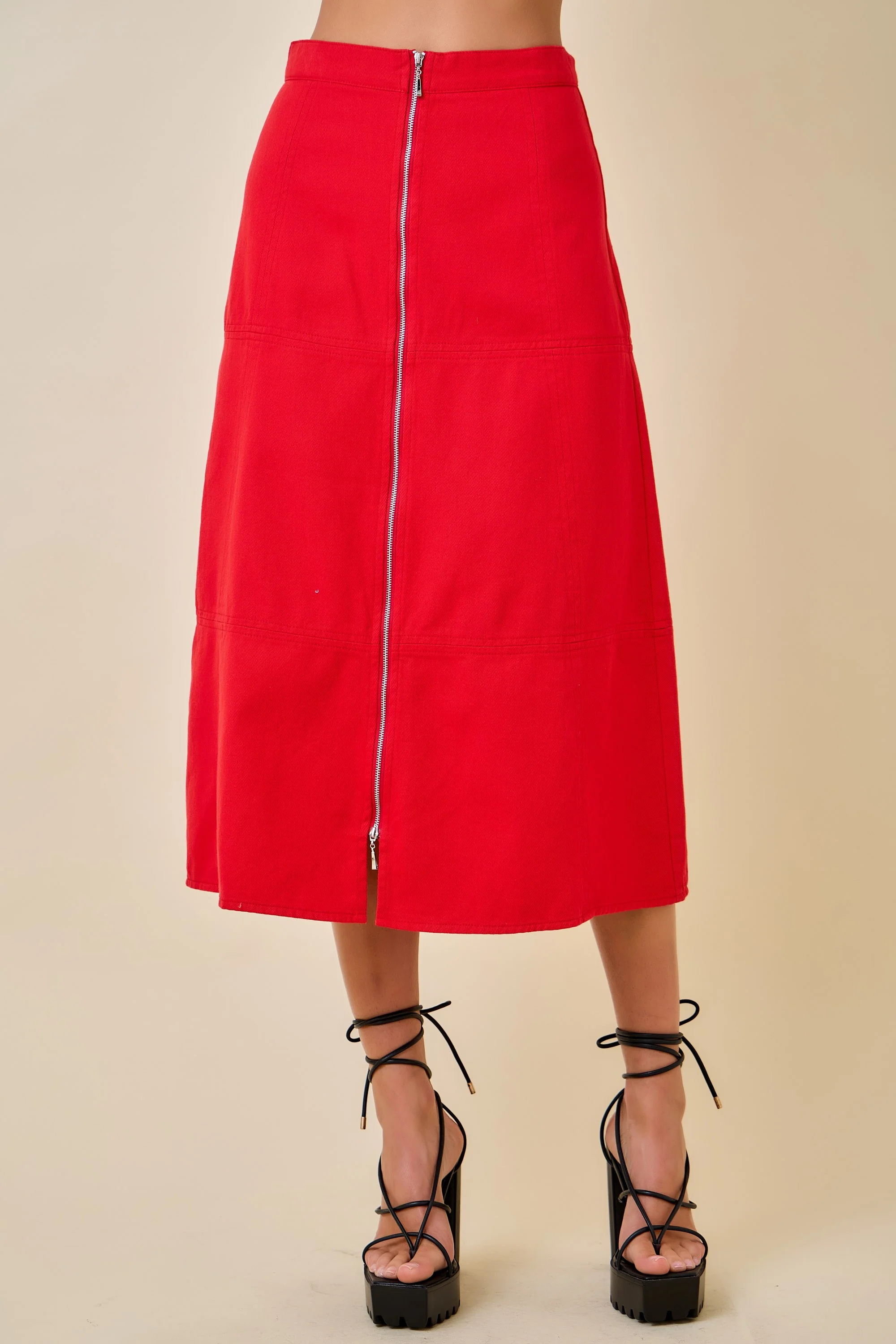 Fae Midi Denim Skirt - Image 15