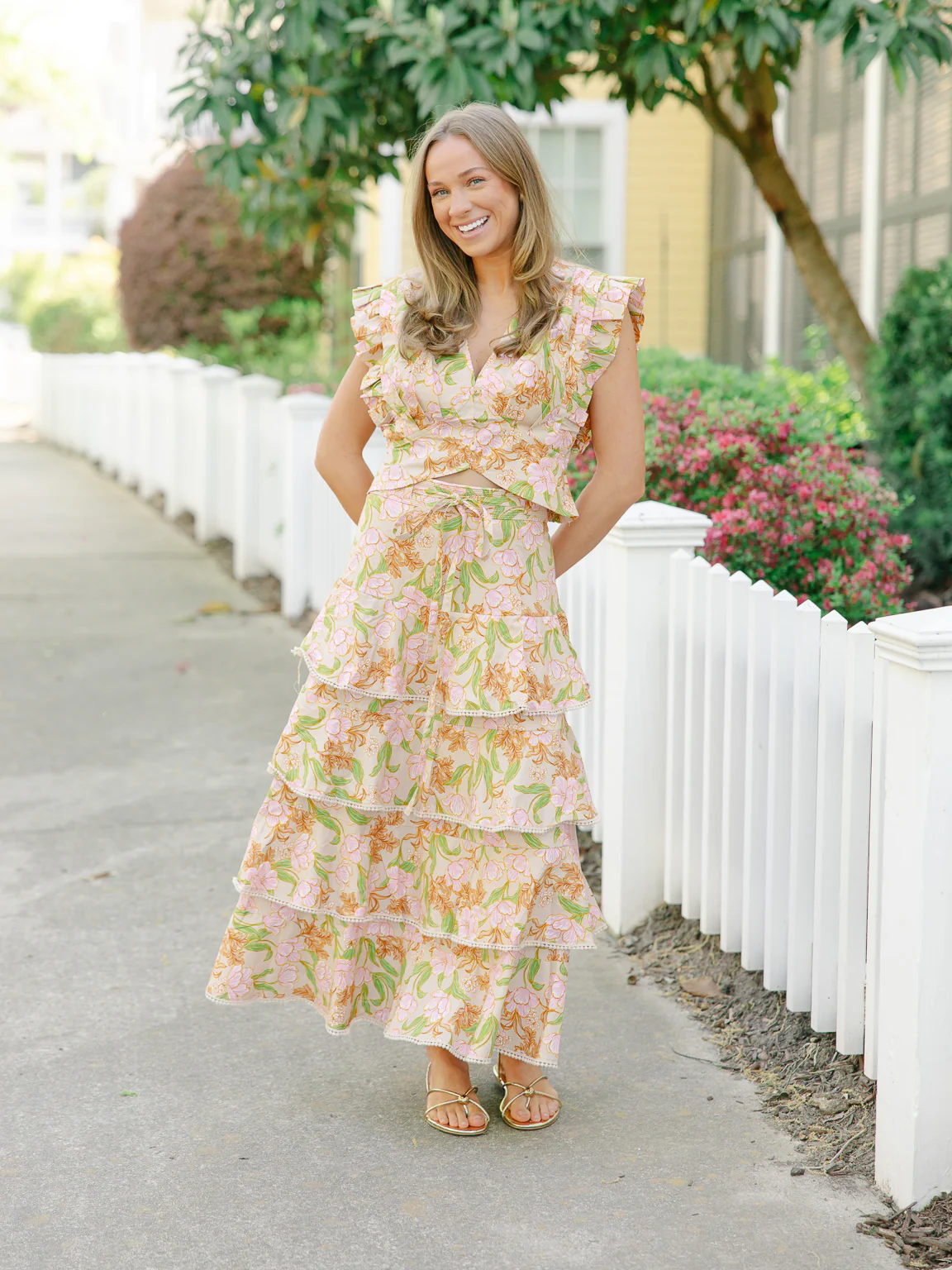 Fauna Bloom Midi Skirt Set - Image 3