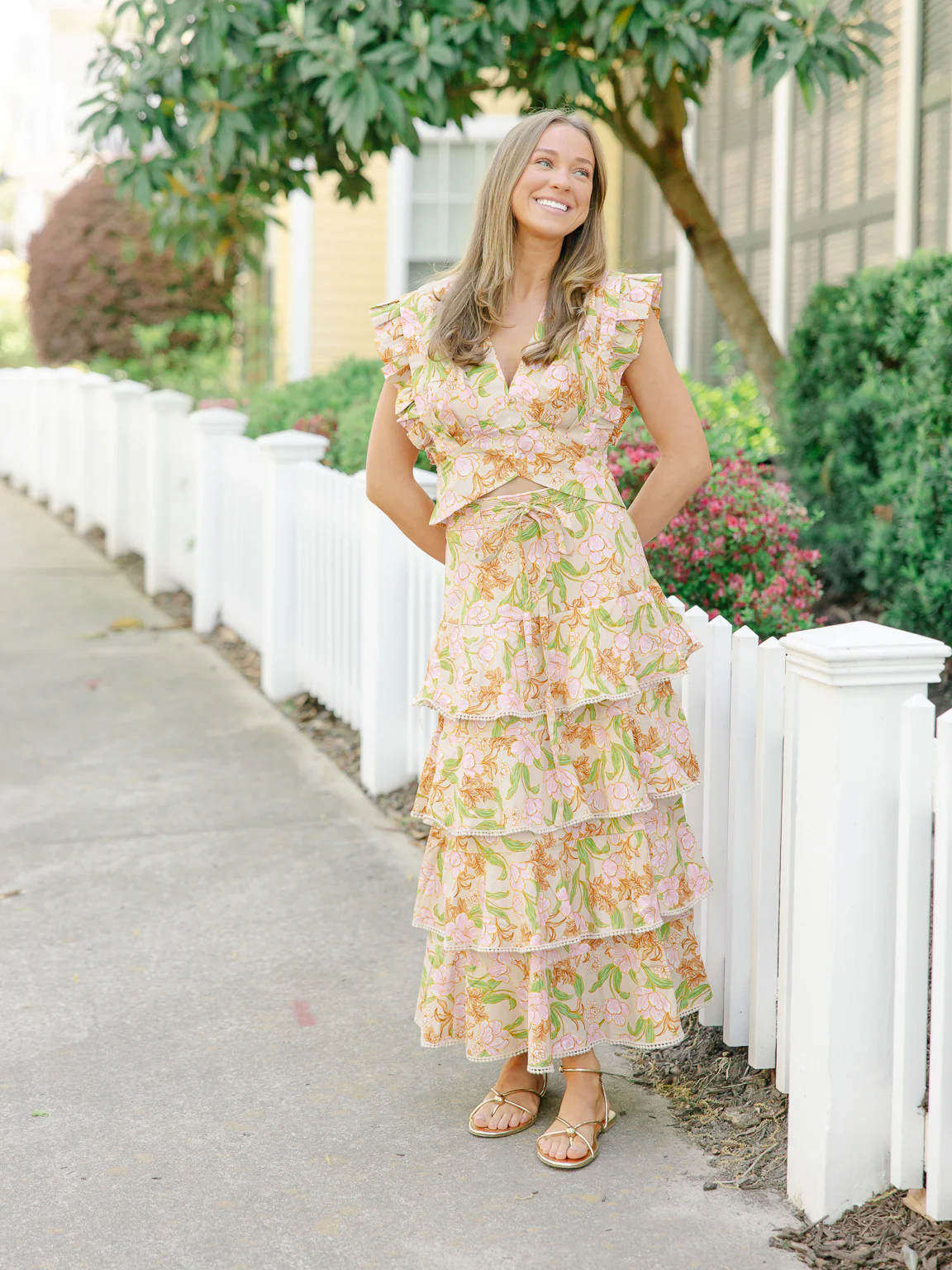 Fauna Bloom Midi Skirt Set - Image 4