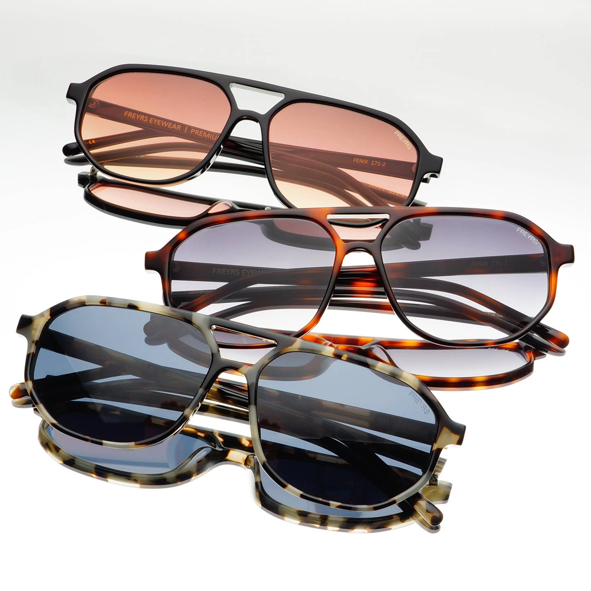 Fenix Acetate Unisex Aviator Sunglasses - Image 4