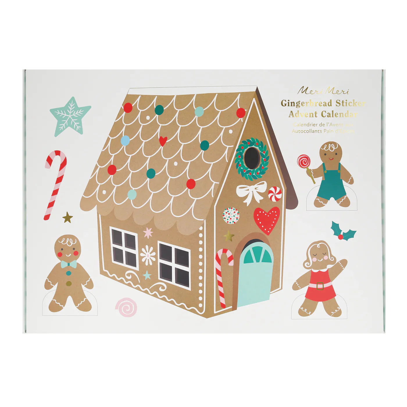 Gingerbread Sticker Advent Calendar - Image 2