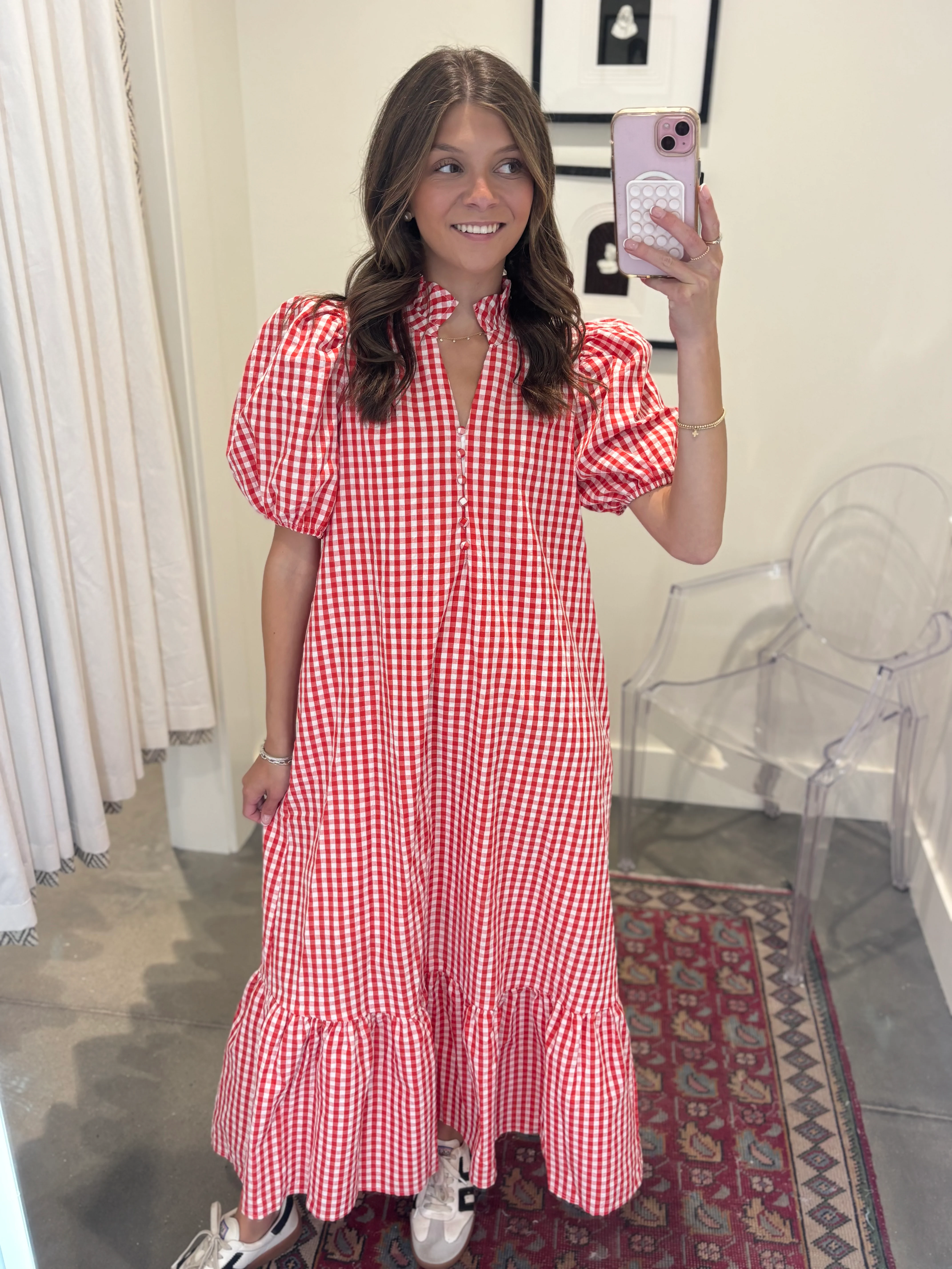 Gingham Maggie Dress - Image 5
