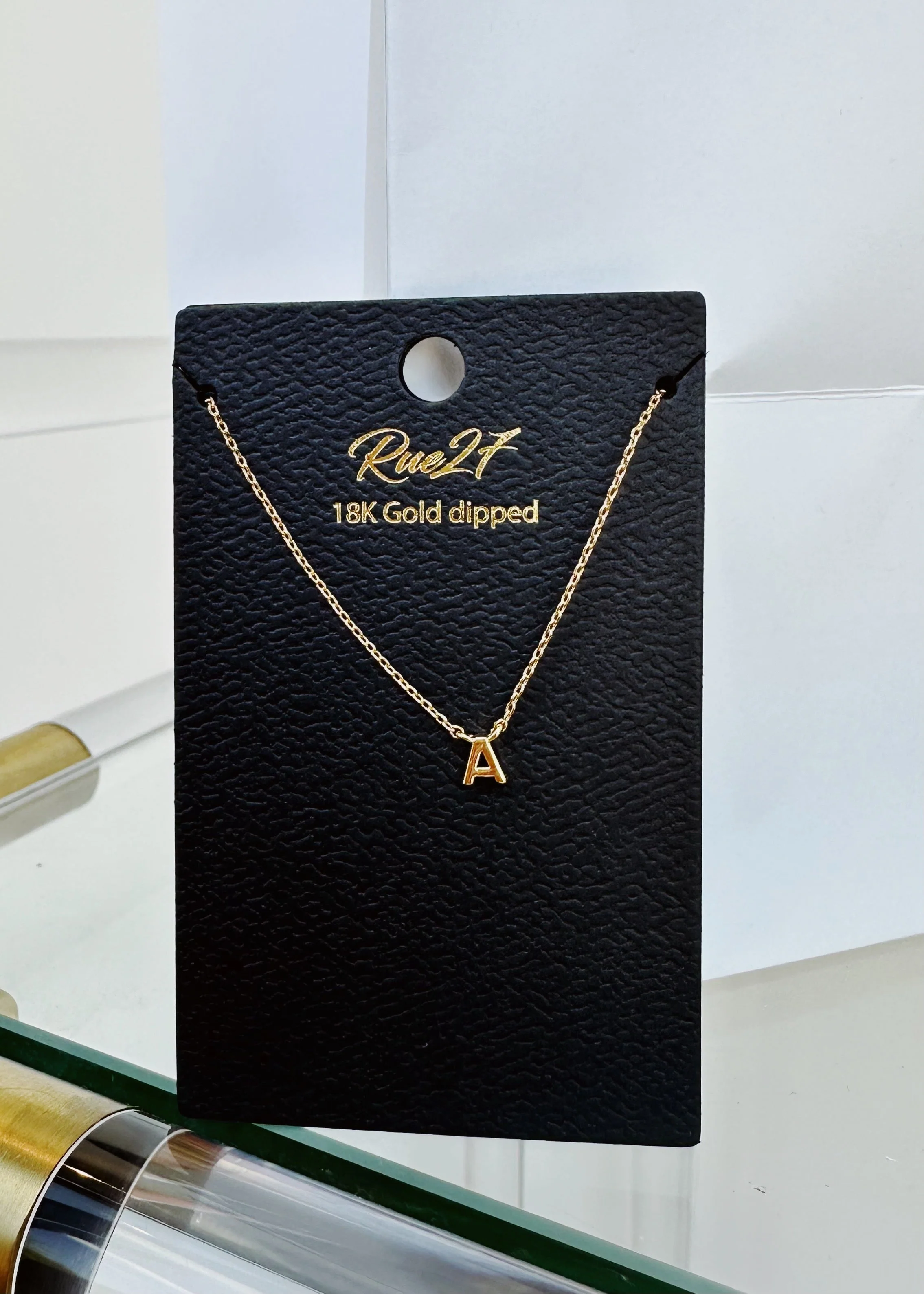 Initial Gold Dipped Necklace - Image 3