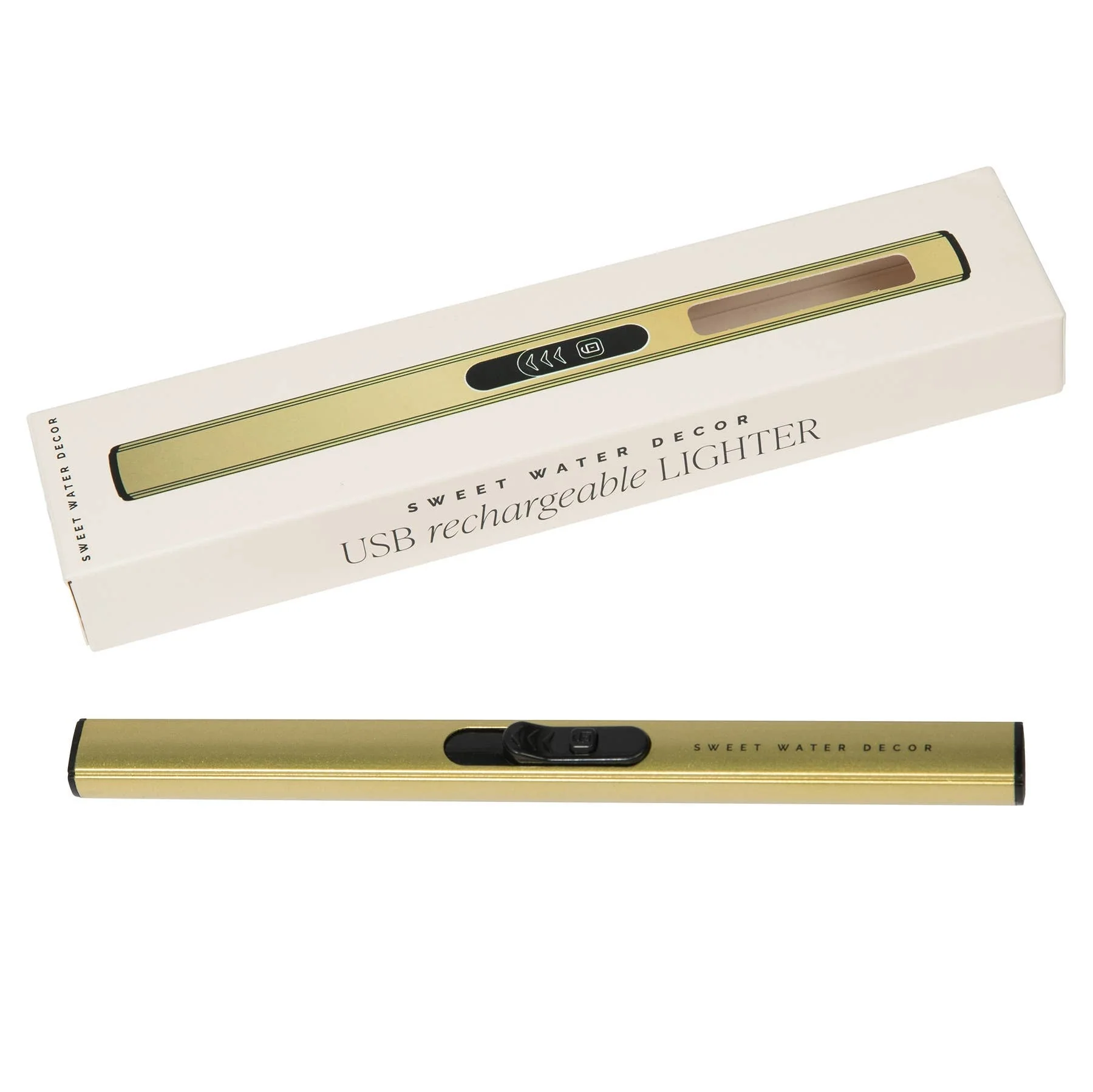 Gold Rechargeable Electric Lighter - Image 4