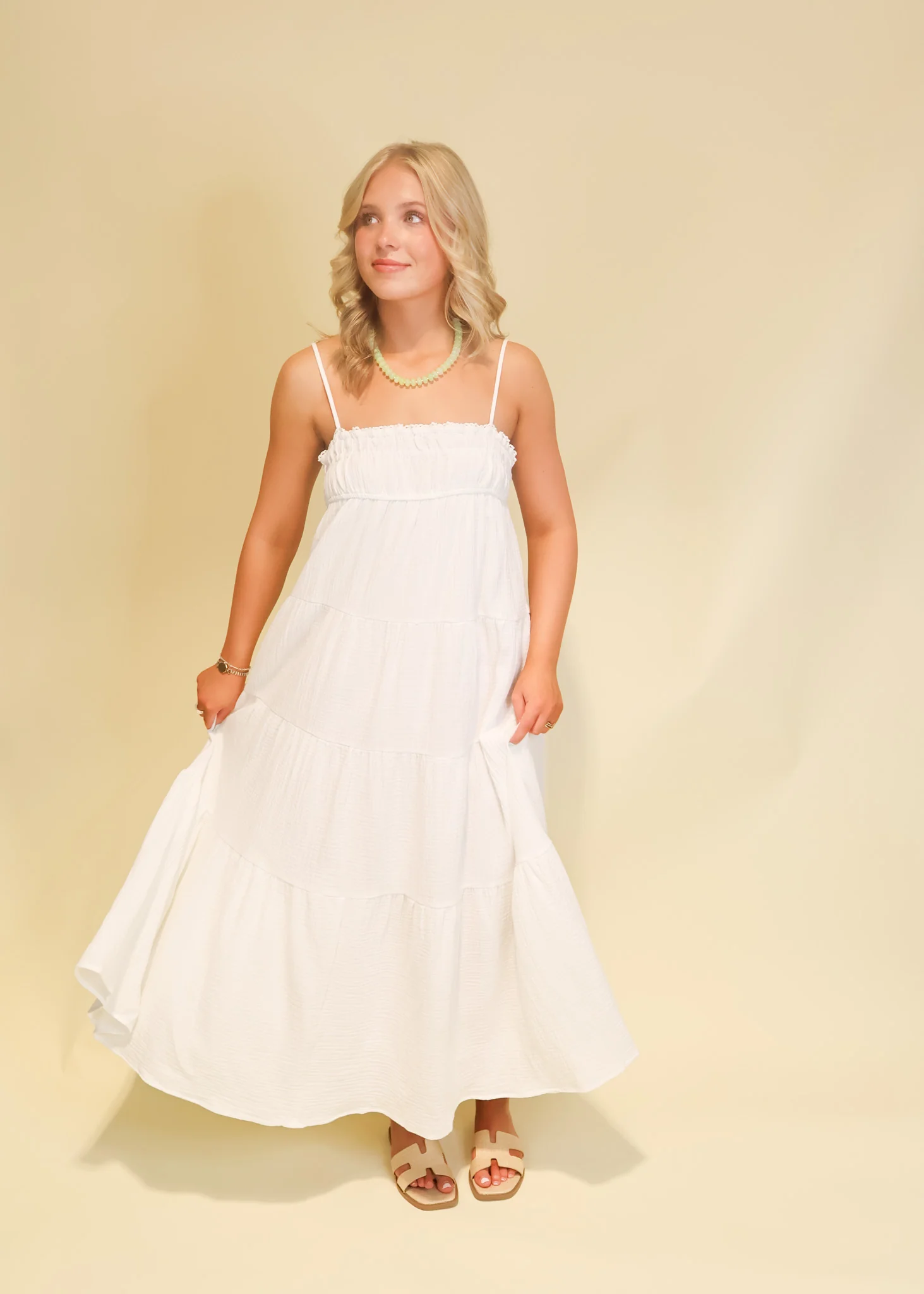 Hannah Tiered Summer Maxi Dress - Image 4