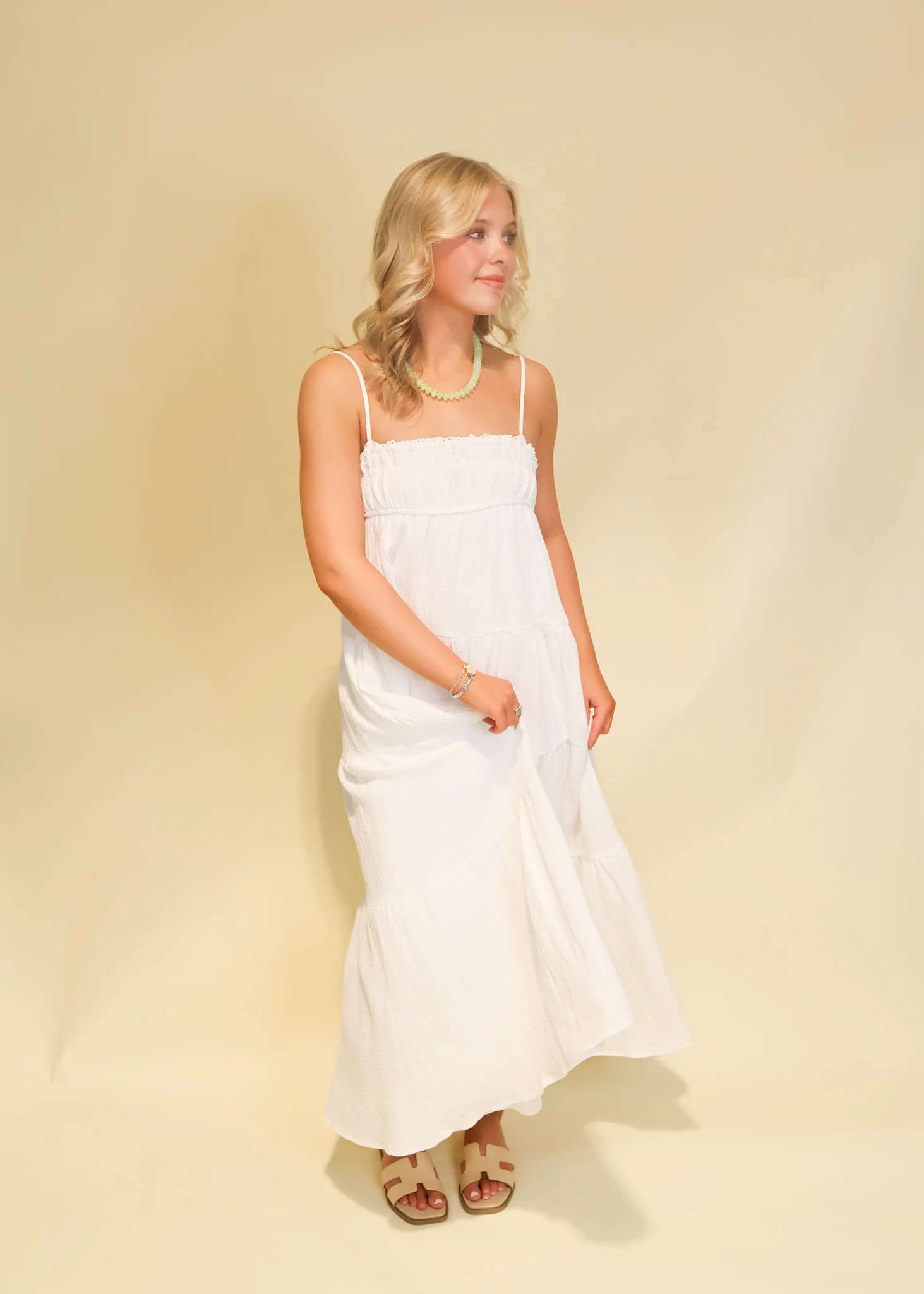 Hannah Tiered Summer Maxi Dress - Image 5