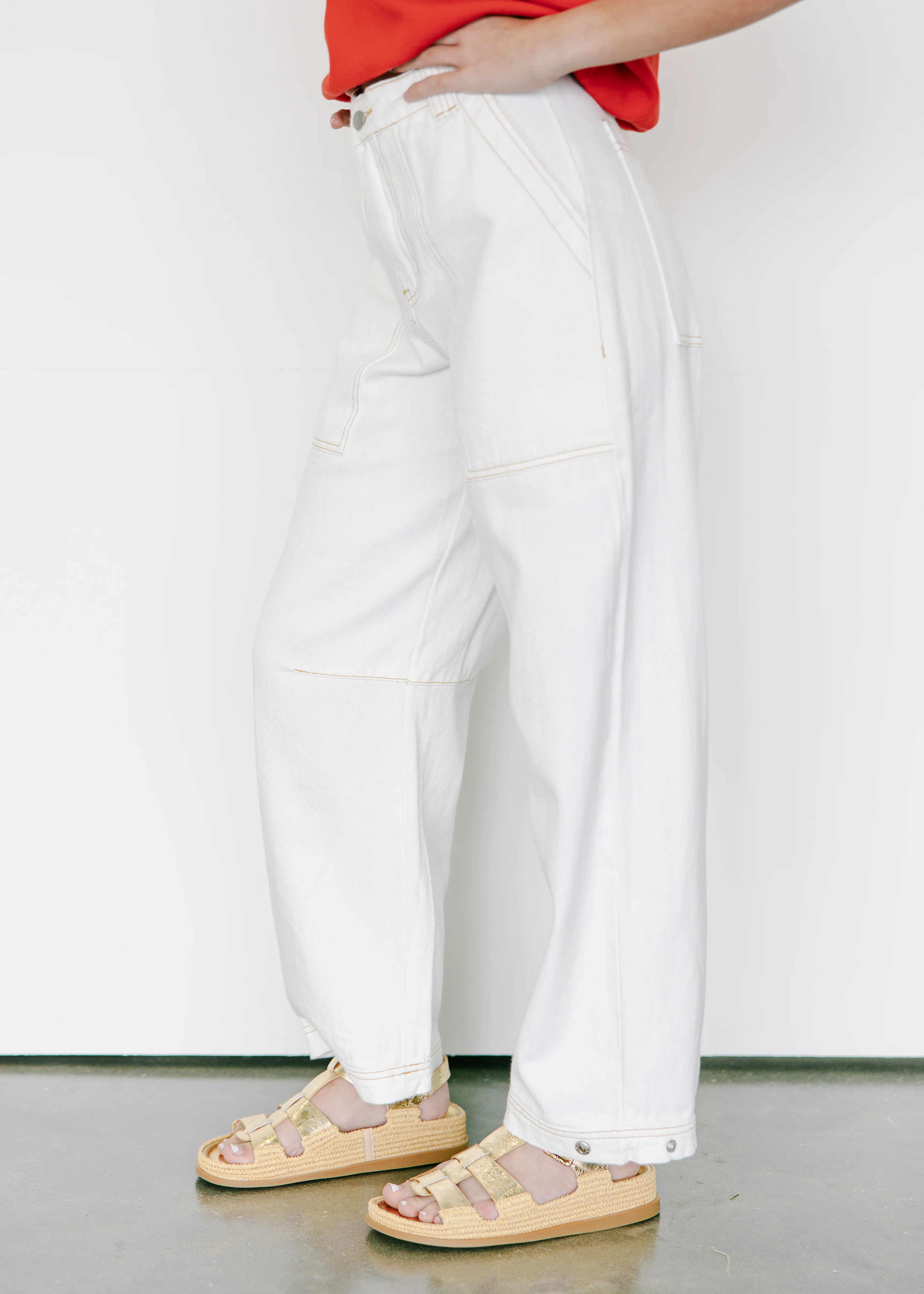 Harper Straight Leg High Rise Jeans - Image 2