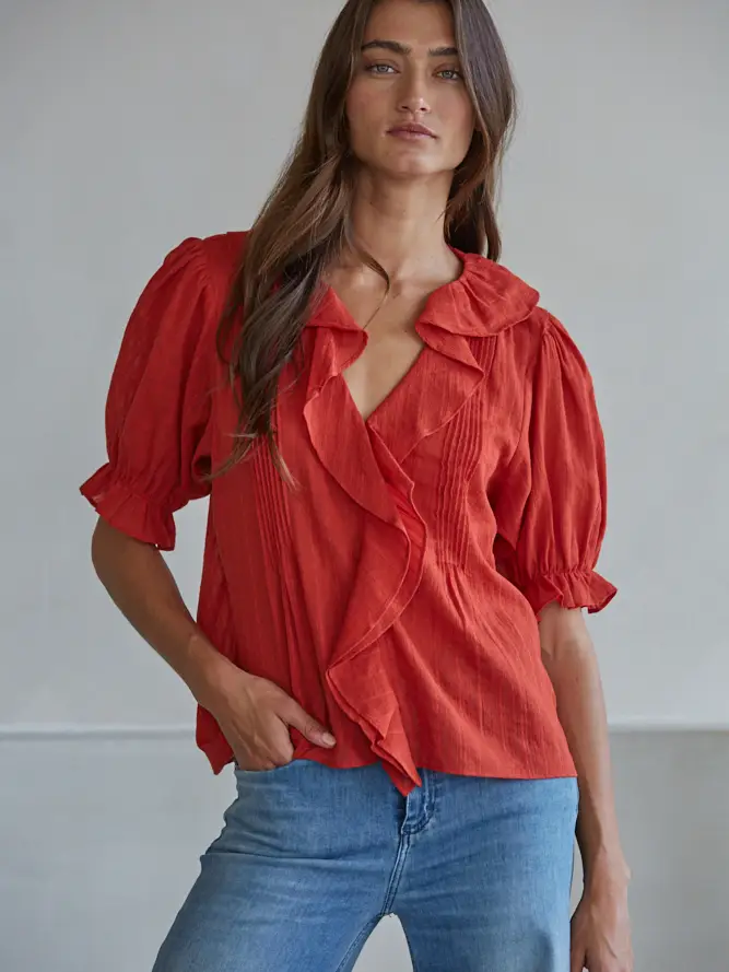 Henry Ruffle Blouse - Image 2