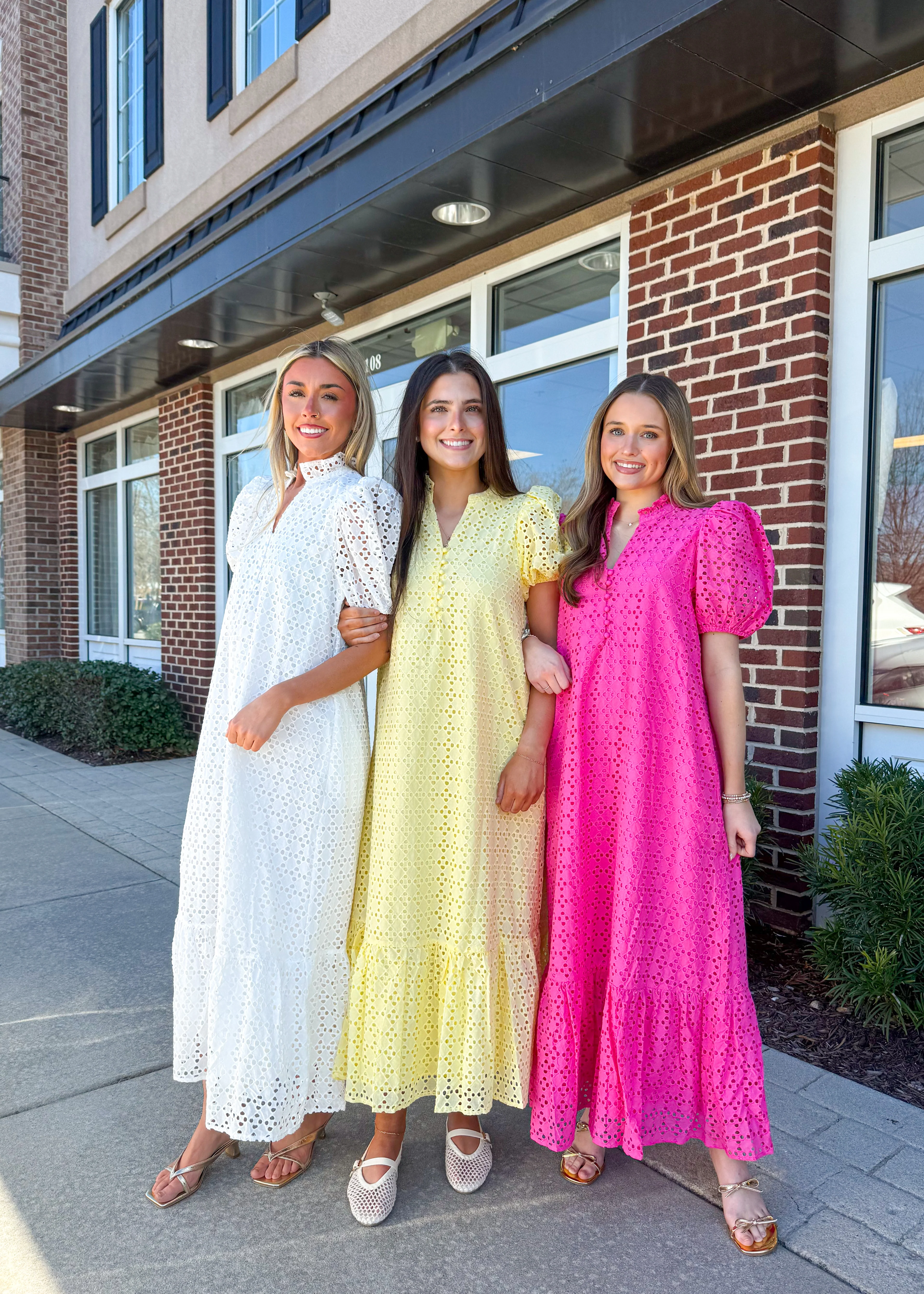 Holland Puff Sleeve Midi Dress - Image 7