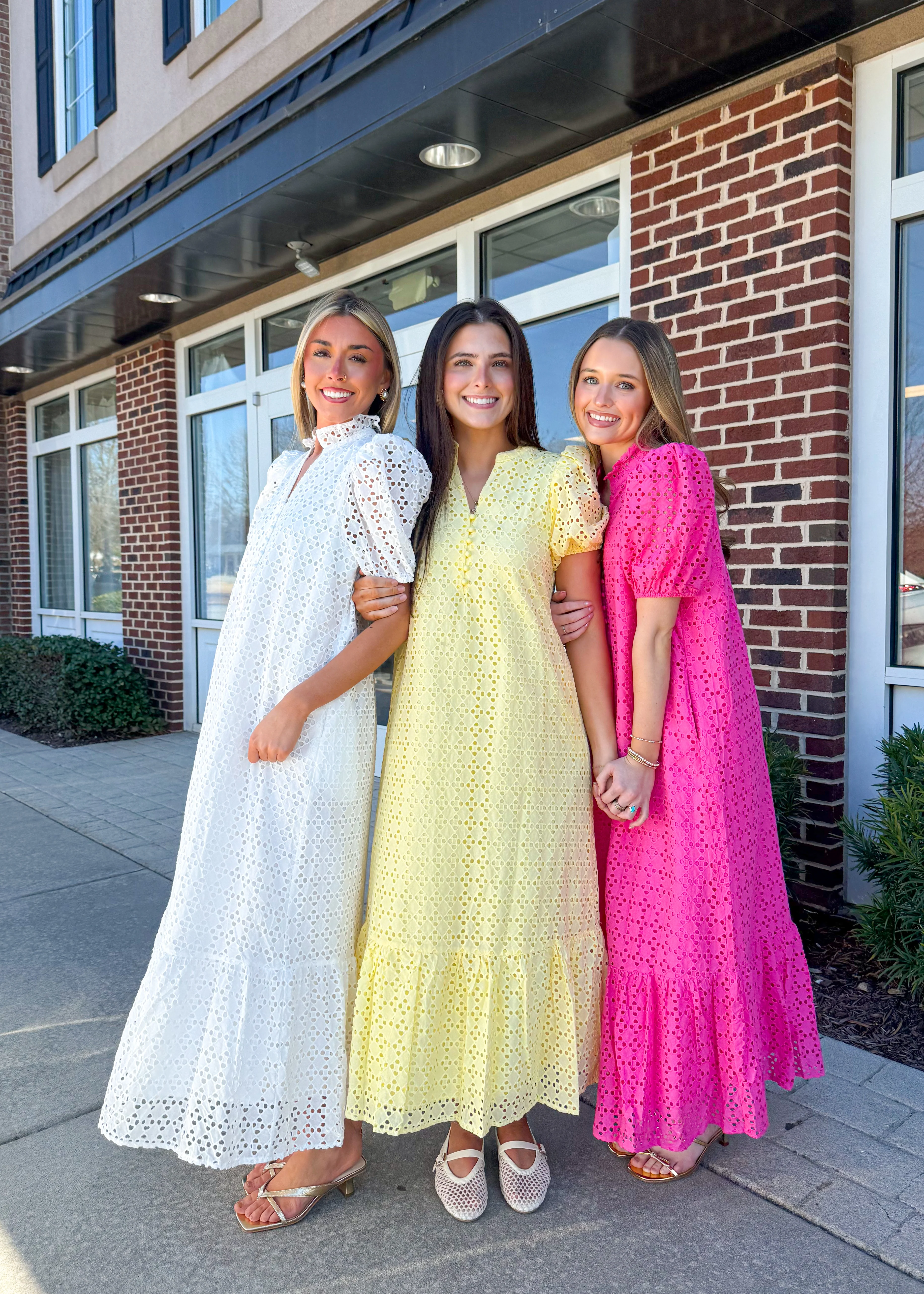 Holland Puff Sleeve Midi Dress - Image 9