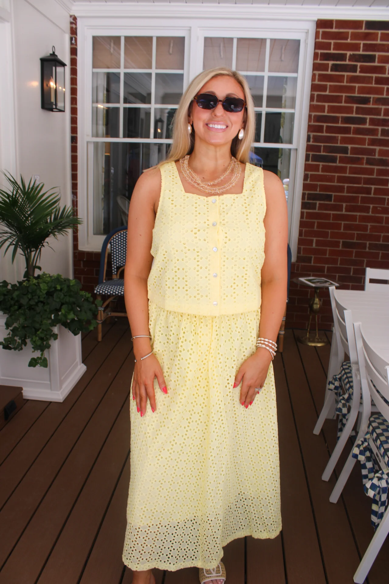 Hollie Eyelet Midi Skirt - Image 4