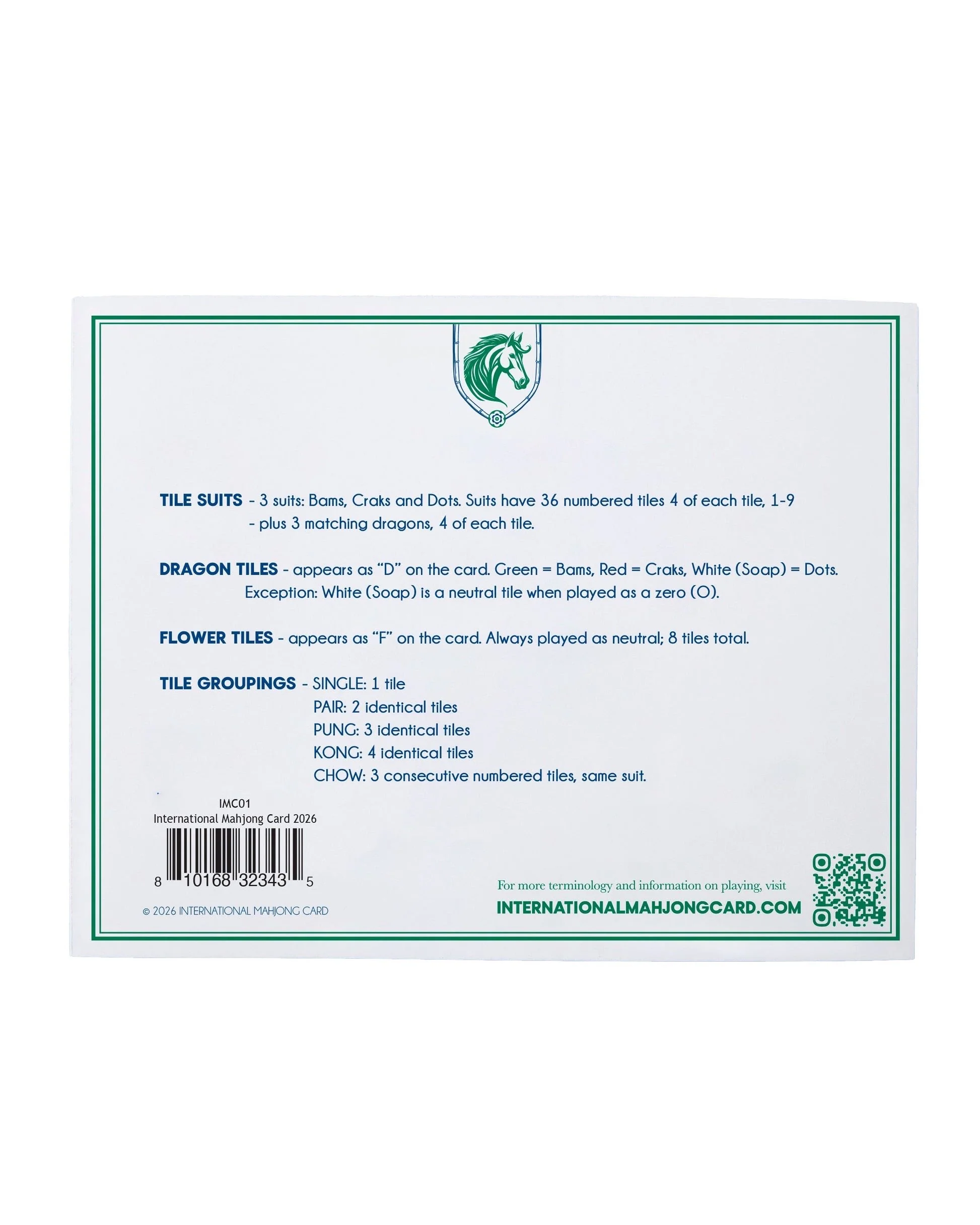 International Mahjong Card - Image 2