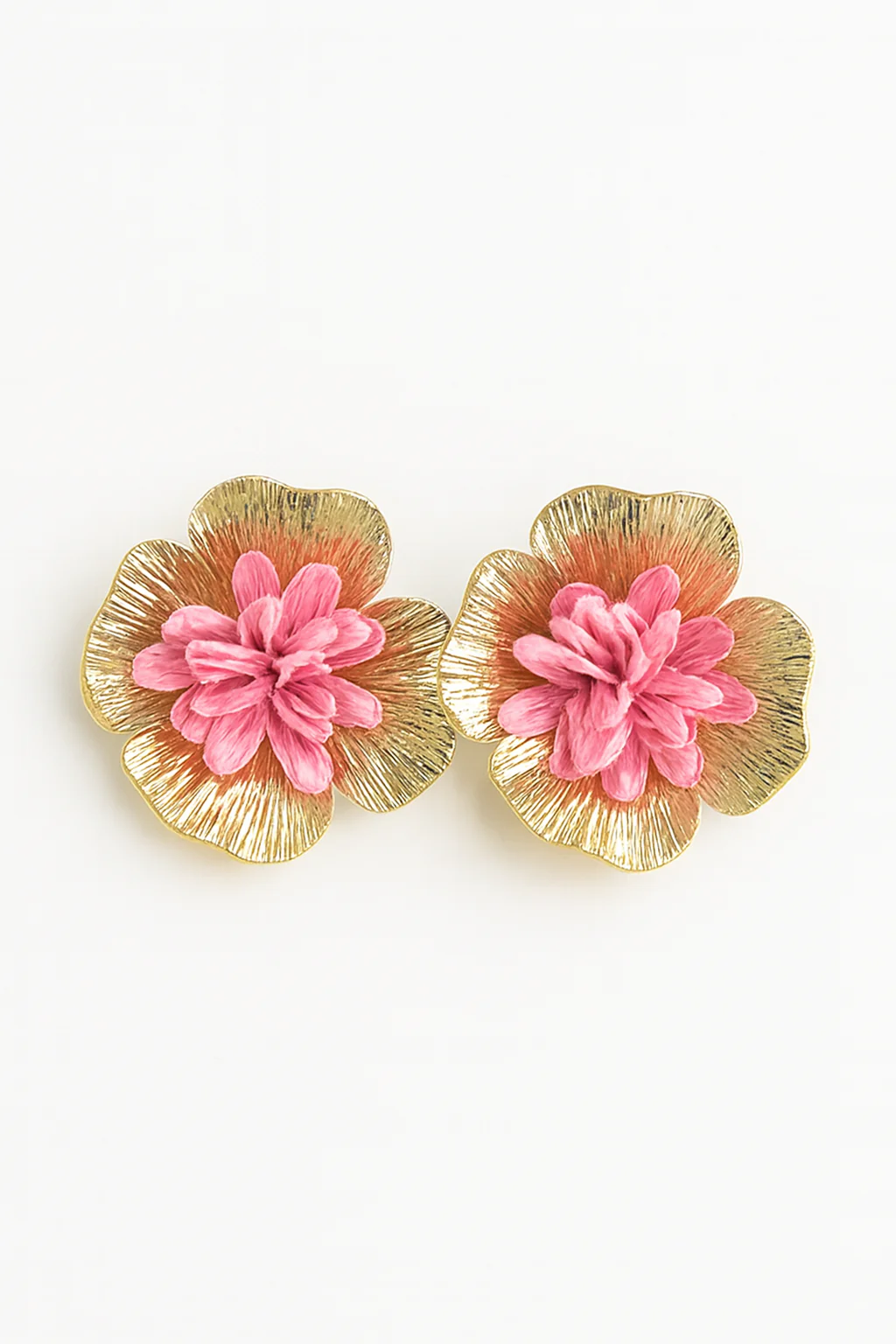 Isabelle Bloomed Metal Earrings - Image 2
