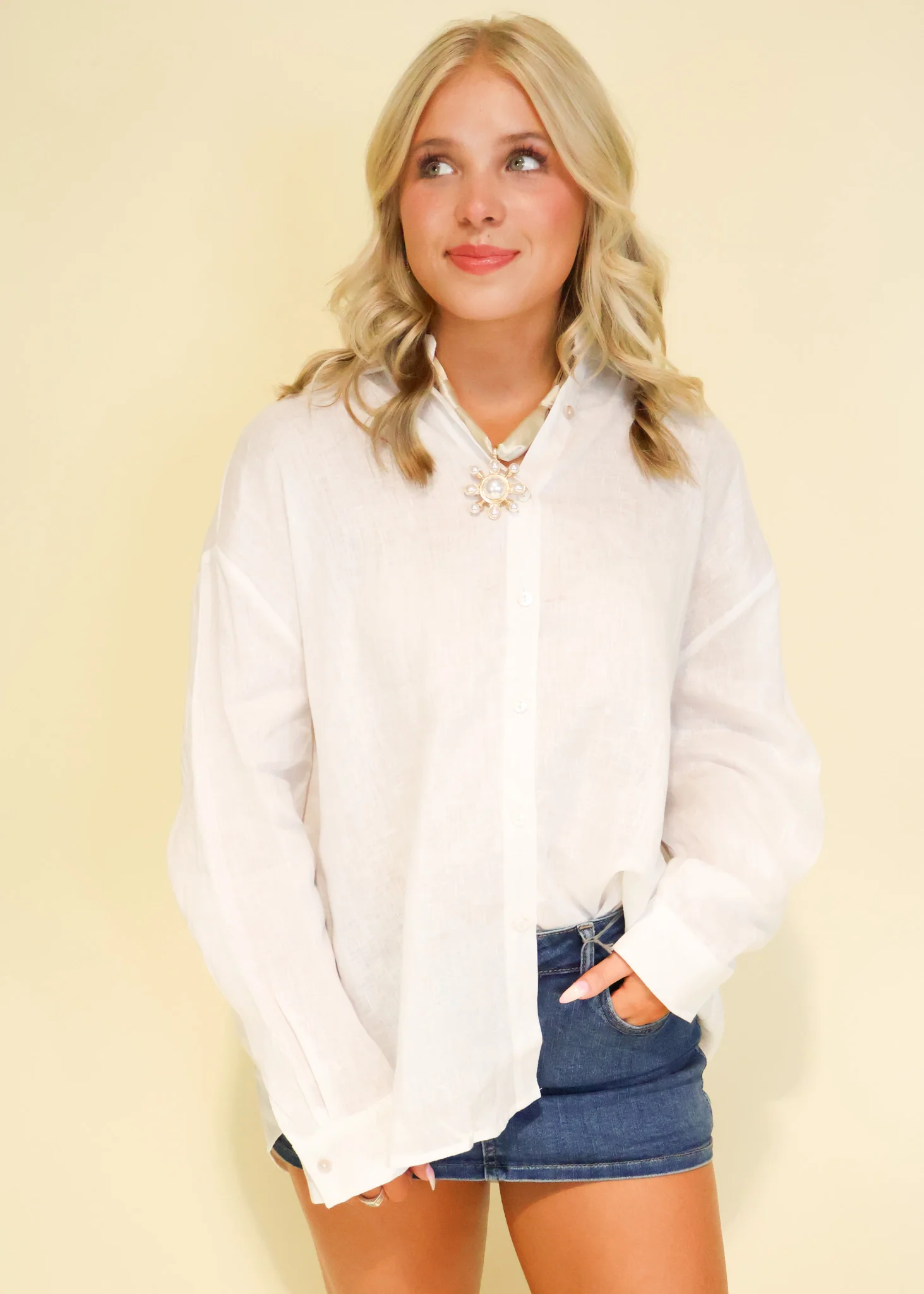 Jada Linen Shirt - Image 3