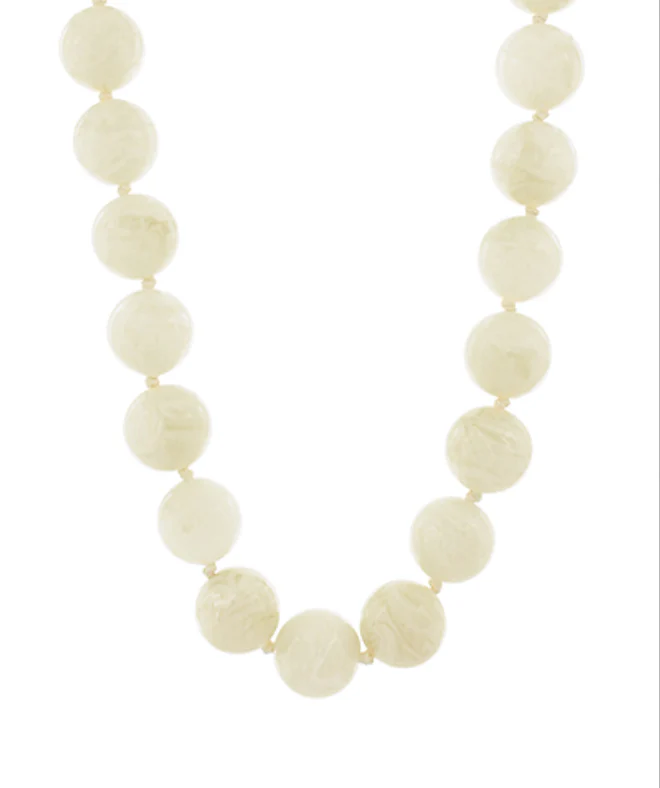 Josie Marbled Bead Necklace
