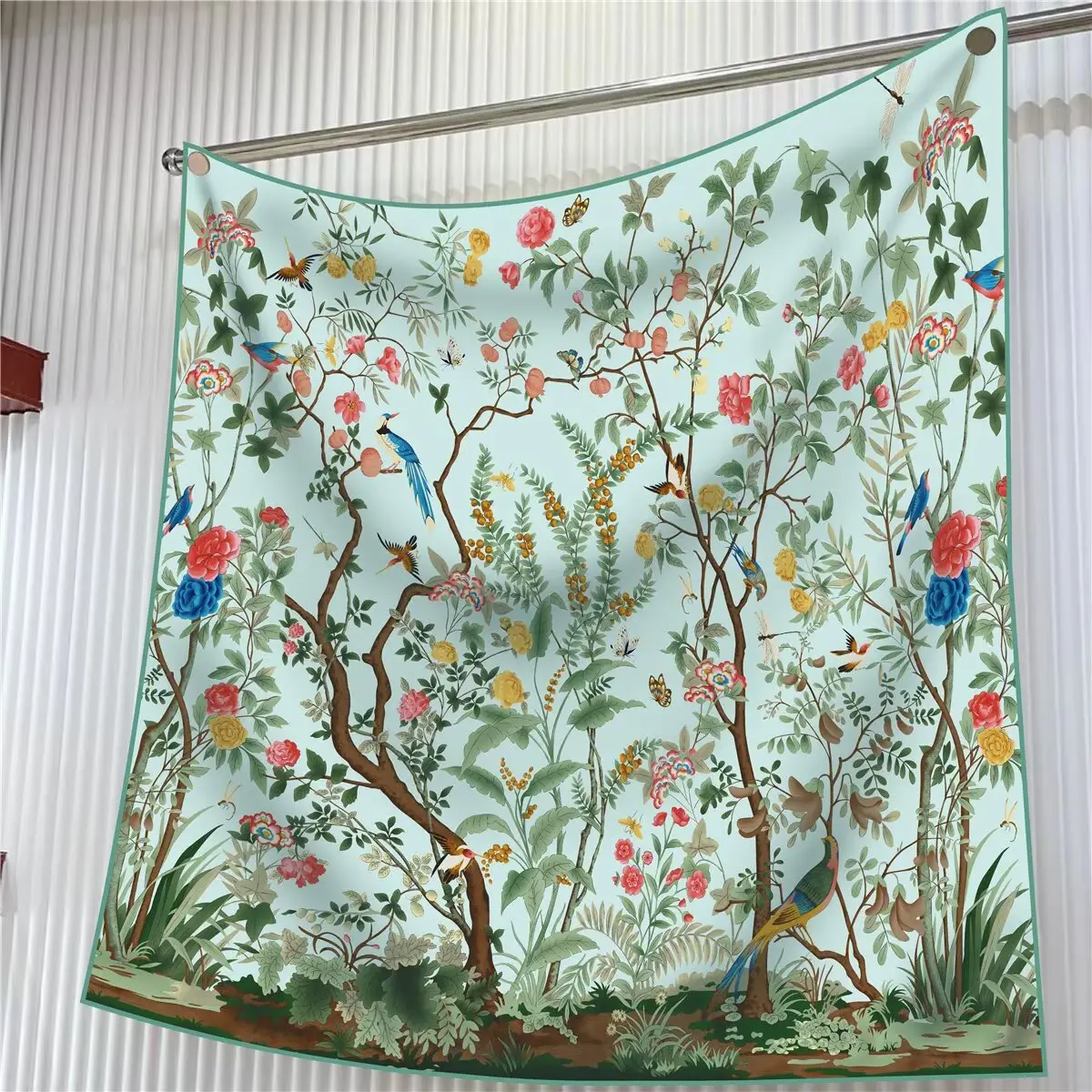 Jungle Birds Silk Scarf - Image 3